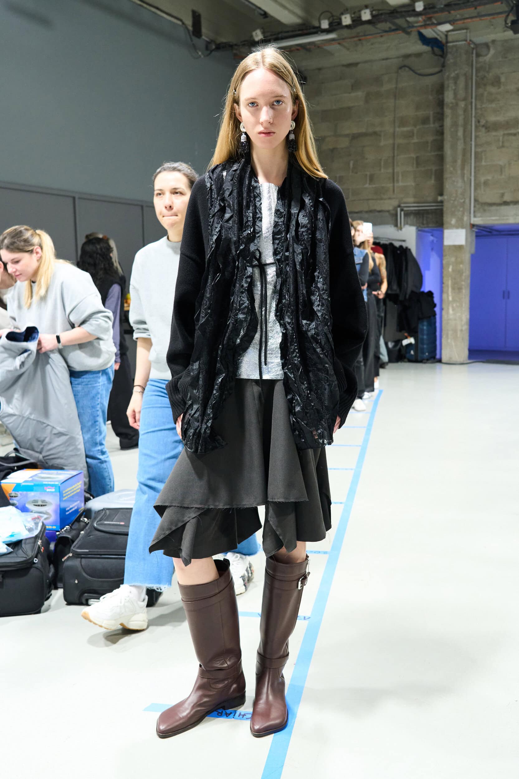 Niccolo Pasqualetti Fall 2025 Fashion Show Backstage