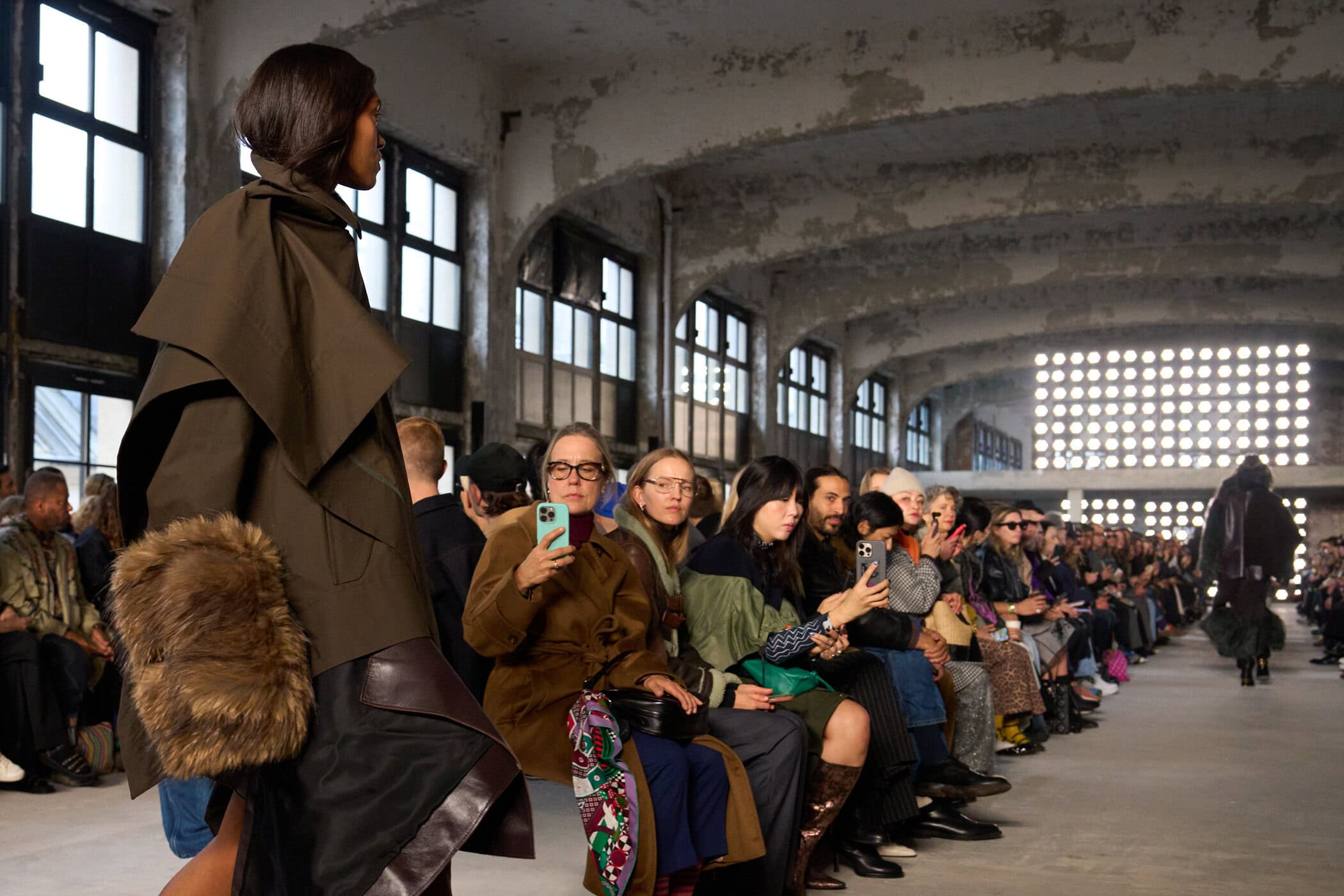 Sacai Fall 2025 Fashion Show Atmosphere