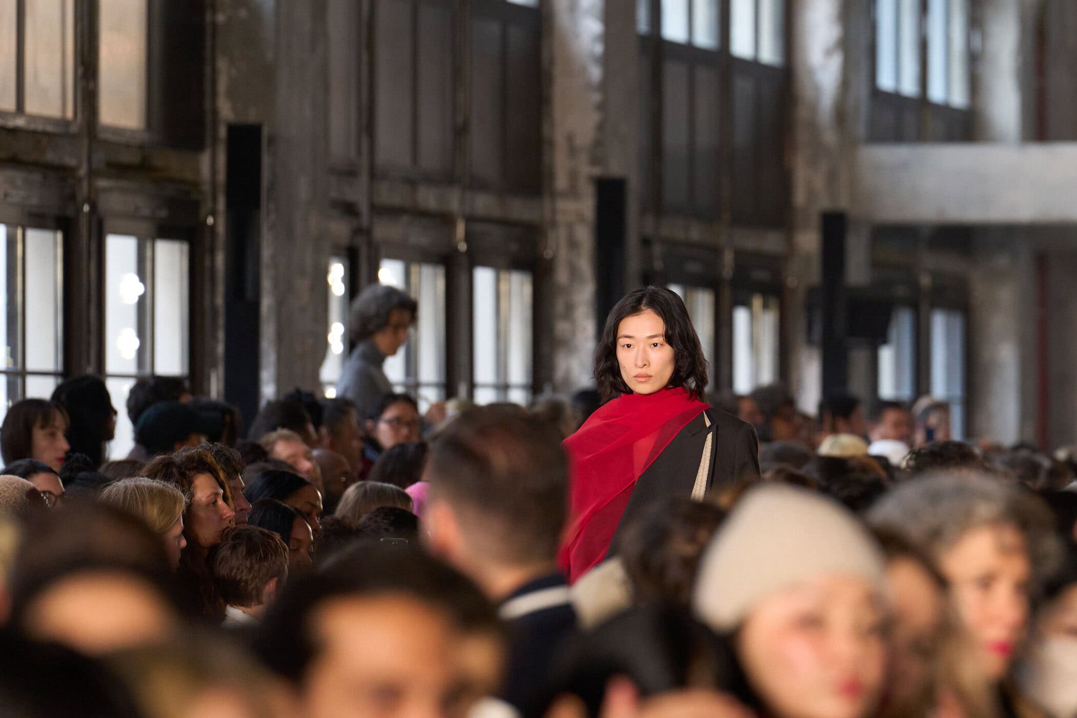 Sacai Fall 2025 Fashion Show Atmosphere