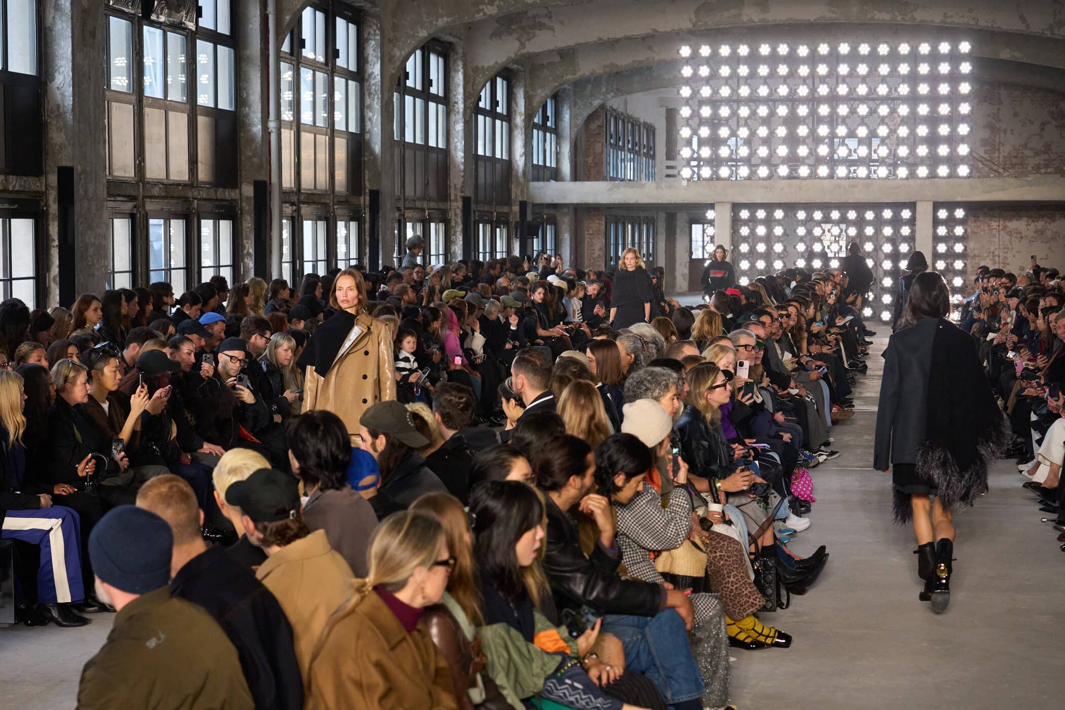 Sacai Fall 2025 Fashion Show Atmosphere