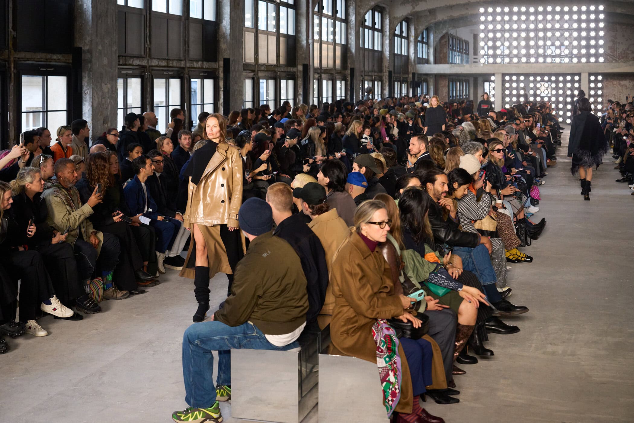 Sacai Fall 2025 Fashion Show Atmosphere