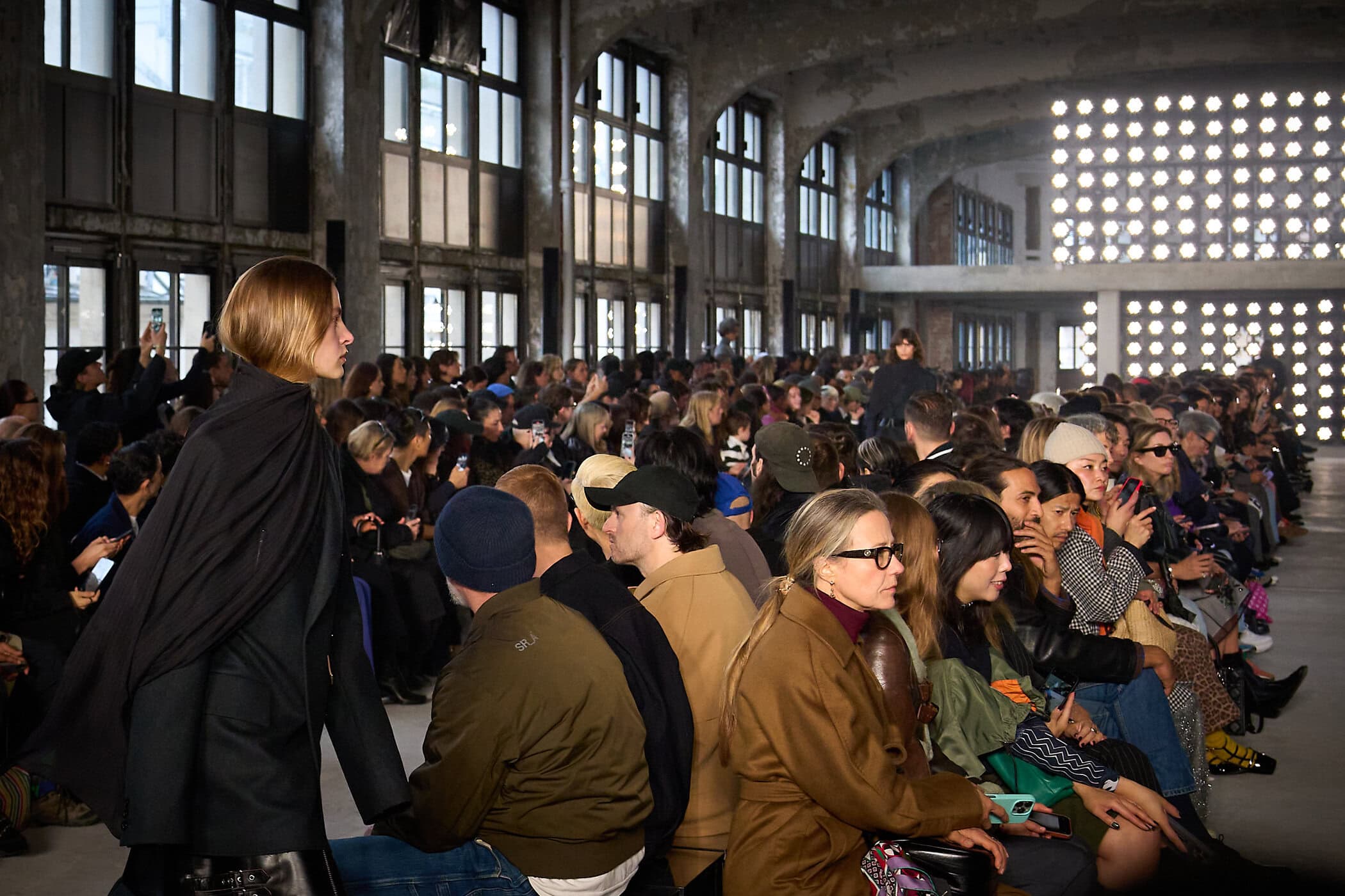 Sacai Fall 2025 Fashion Show Atmosphere