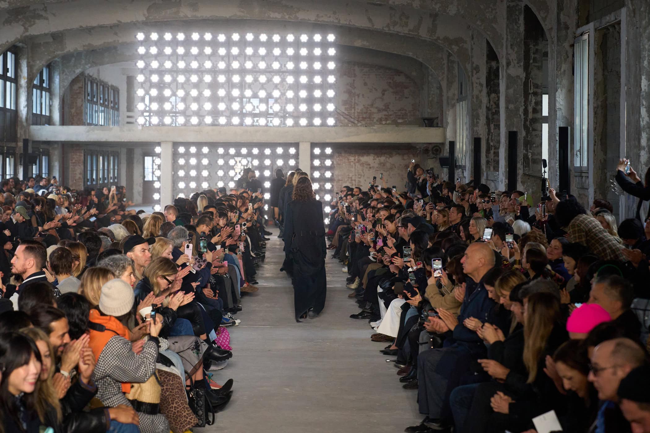 Sacai Fall 2025 Fashion Show Atmosphere