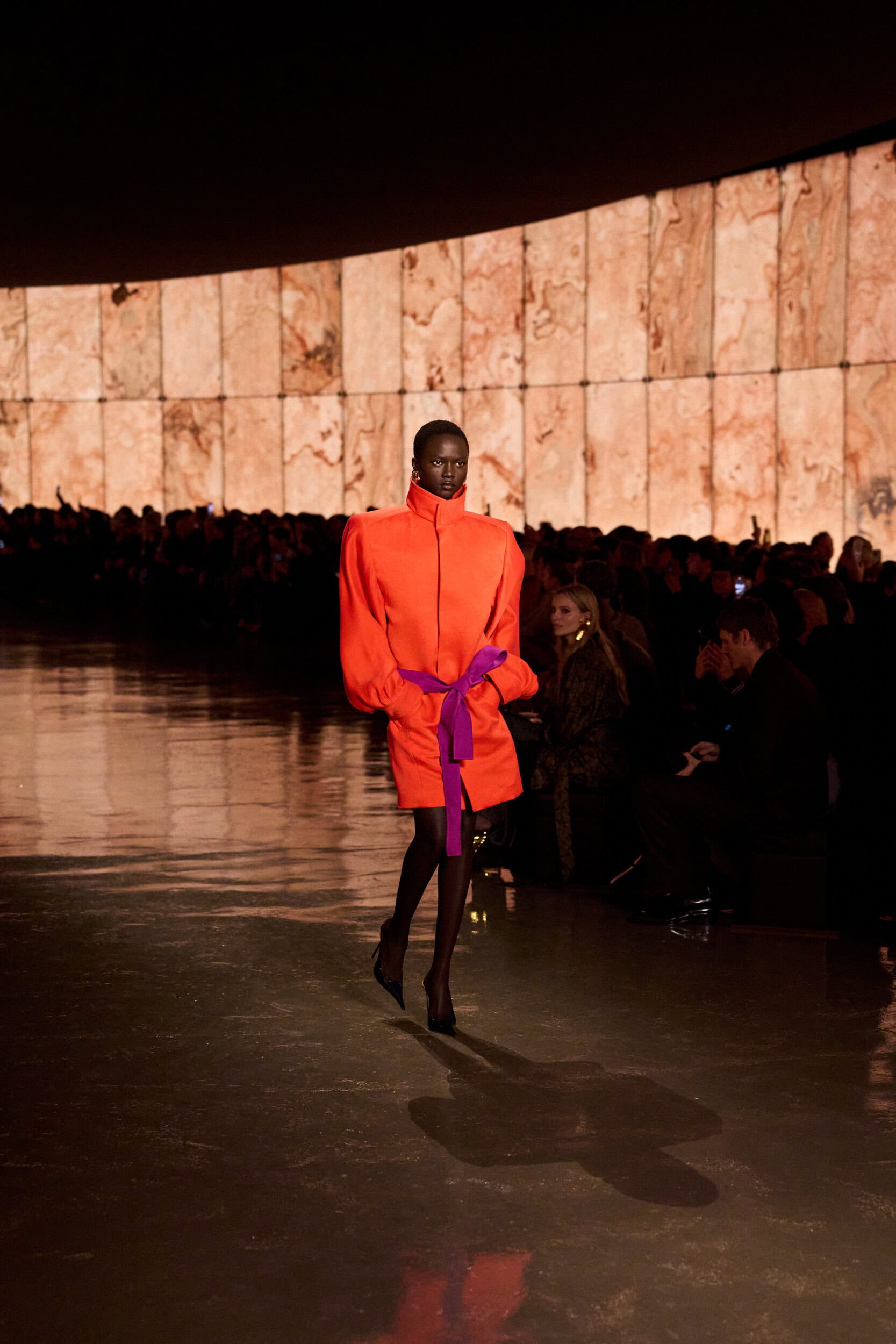 Saint Laurent Fall 2025 Fashion Show Atmosphere