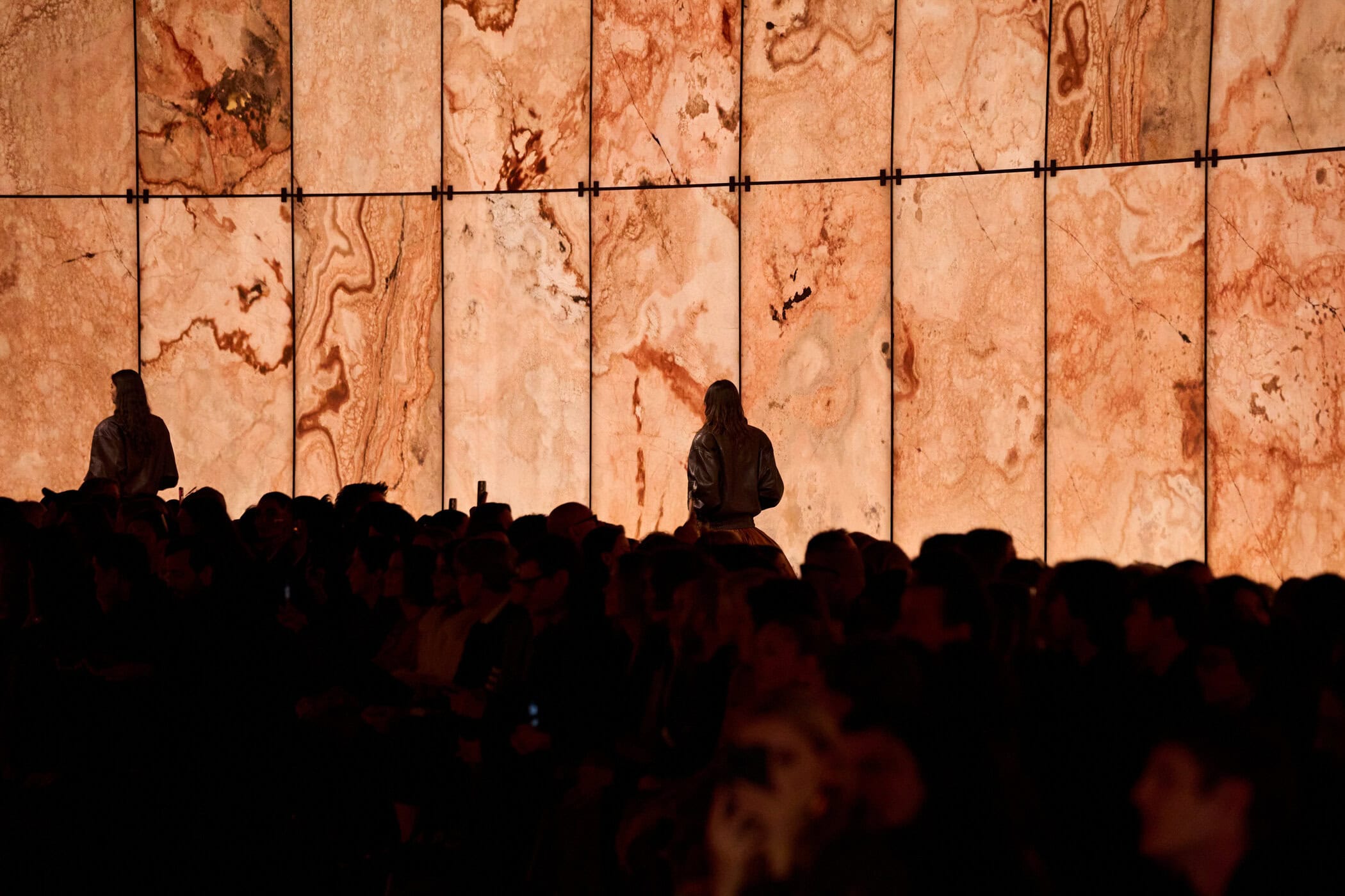 Saint Laurent Fall 2025 Fashion Show Atmosphere