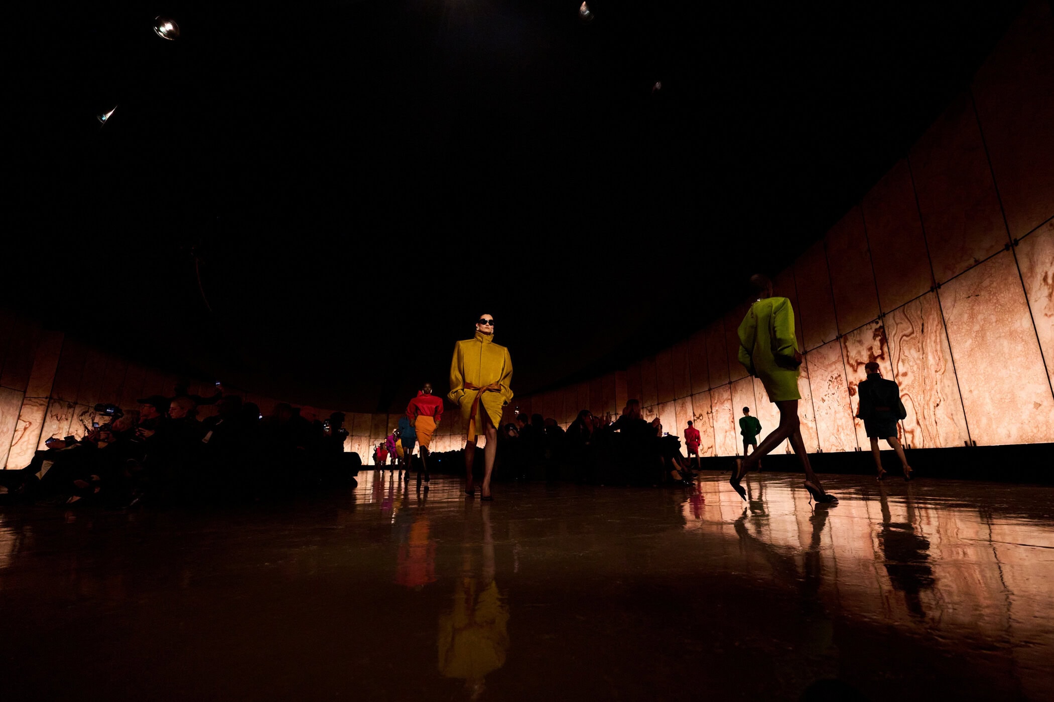 Saint Laurent Fall 2025 Fashion Show Atmosphere