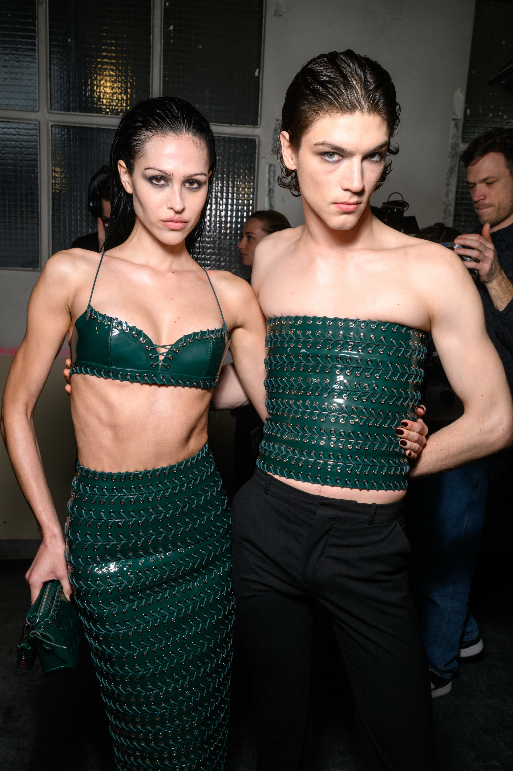 Ludovic De Saint Sernin Fall 2025 Fashion Show Backstage