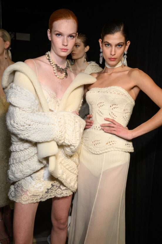 Ermanno Scervino Fall 2025 Fashion Show Backstage