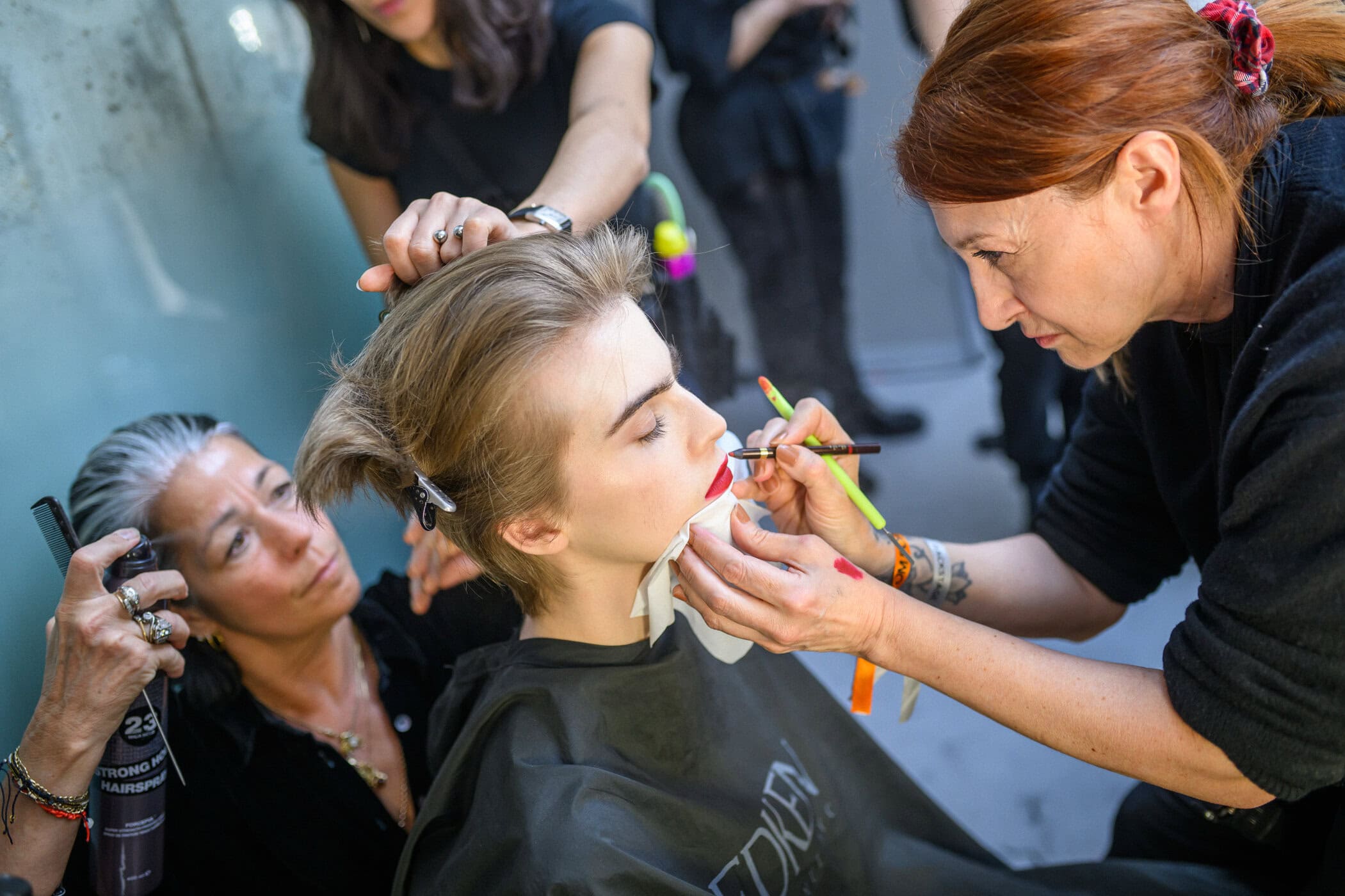 Tom Ford Fall 2025 Fashion Show Backstage