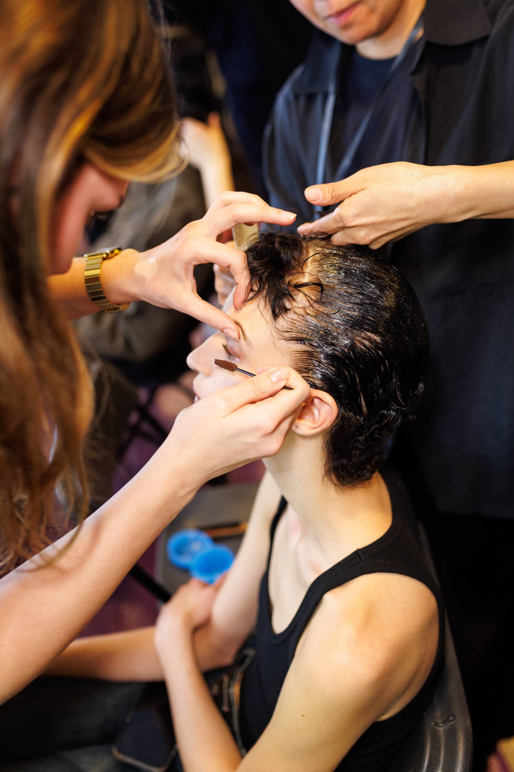 Uma Wang Fall 2025 Fashion Show Backstage