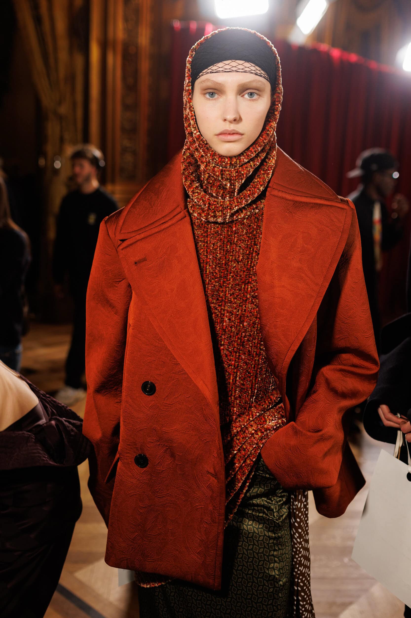 Dries Van Noten Fall 2025 Fashion Show Backstage