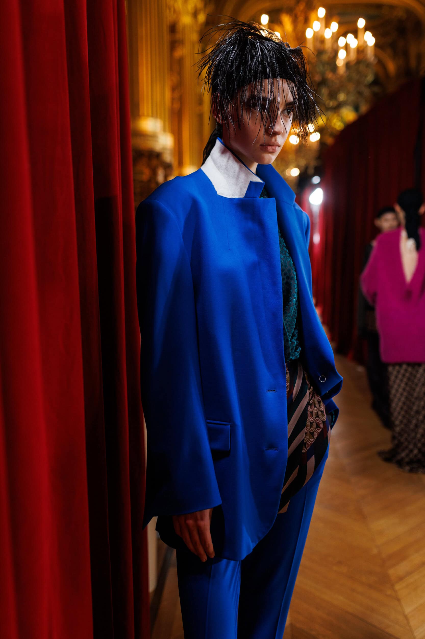 Dries Van Noten Fall 2025 Fashion Show Backstage