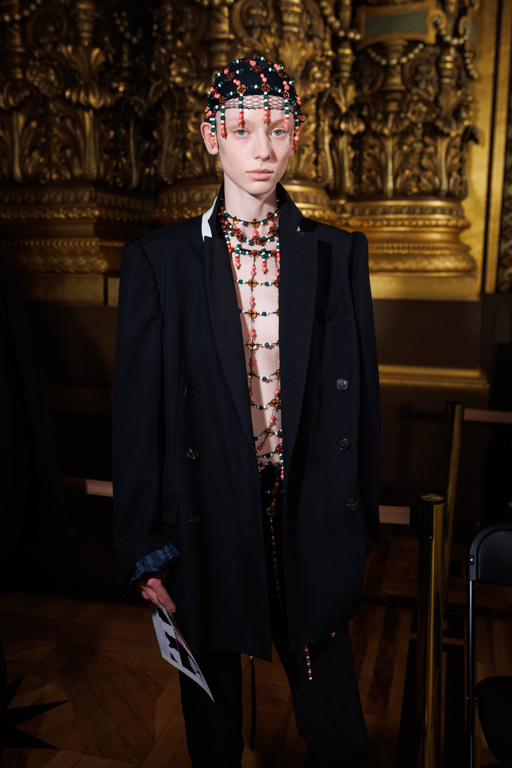 Dries Van Noten Fall 2025 Fashion Show Backstage