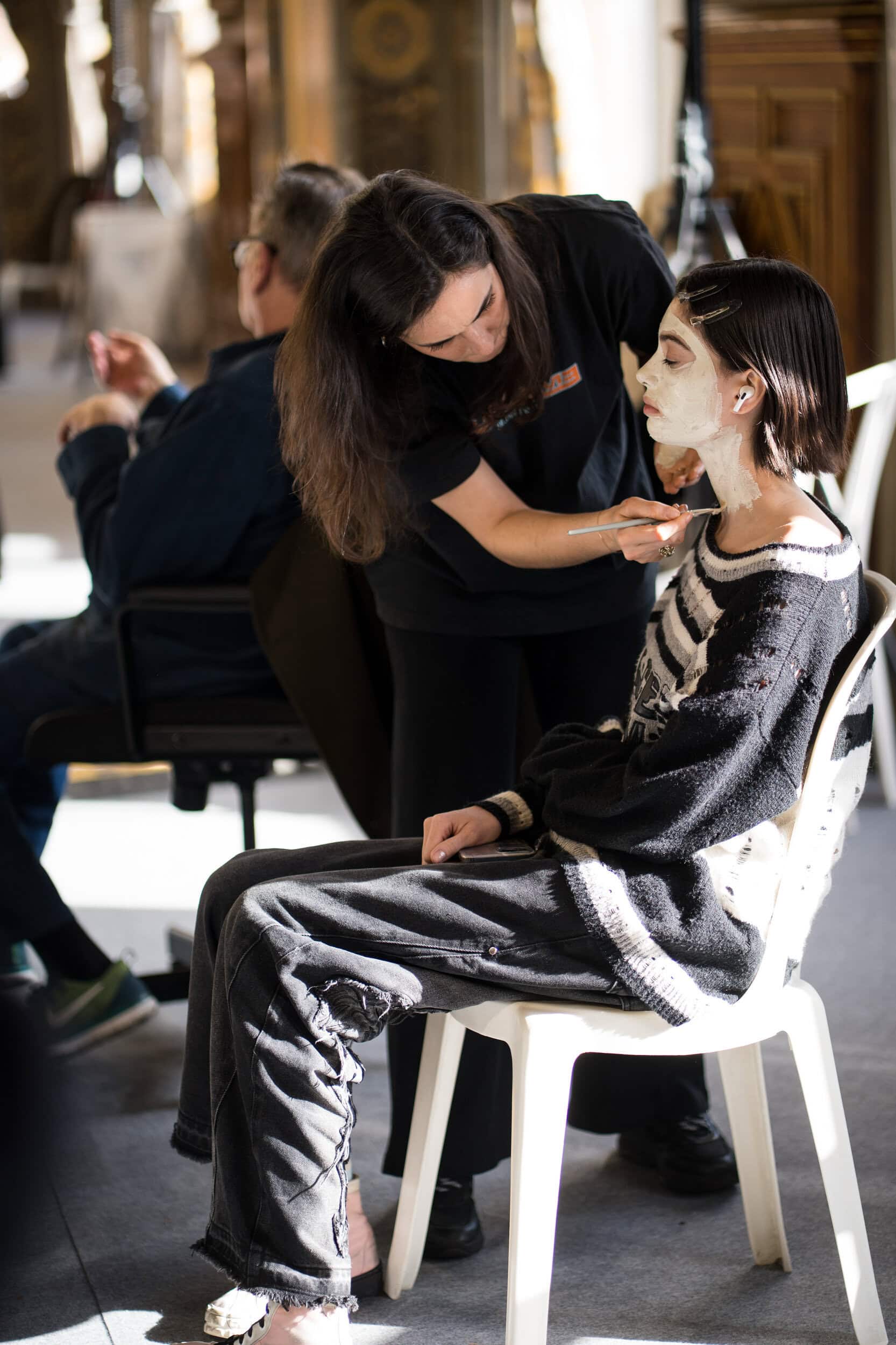 Yohji Yamamoto Fall 2025 Fashion Show Backstage