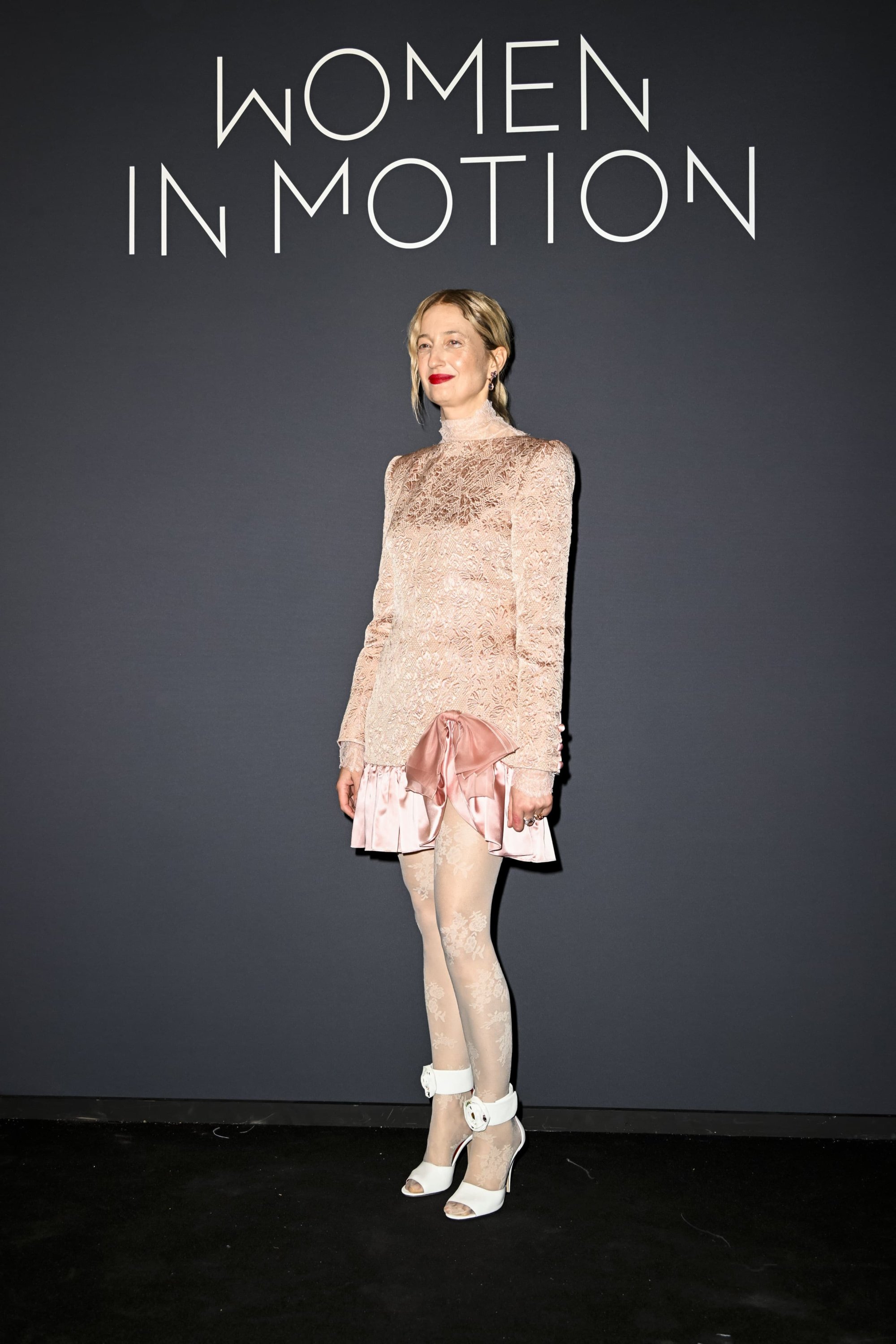 Alba Rohrwacher in Valentino at 2025 Kering Women In Motion Awards & Cannes Film Festival Presidential Dinner