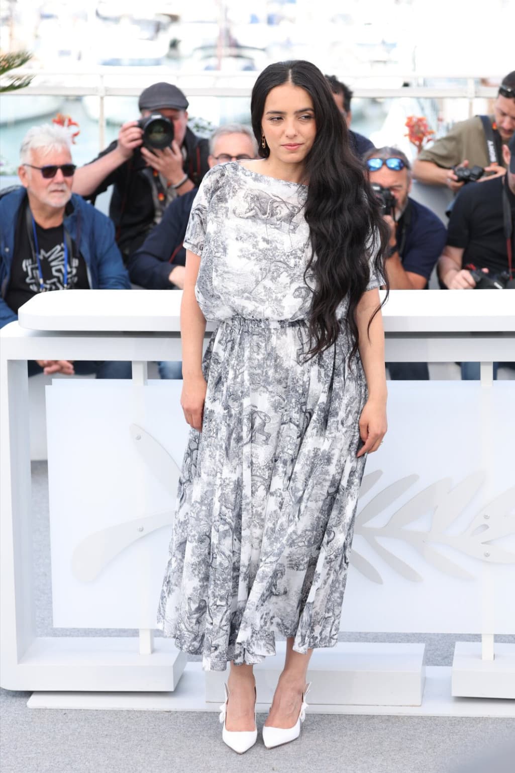 Hafsia Herzi in Dior at the 78th Cannes Film Festival