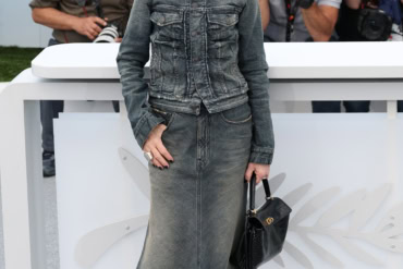 Isabelle Huppert in Balenciaga at 78th Cannes Film Festival