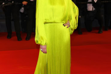 Isabelle Huppert in Balenciaga at 78th Cannes Film Festival
