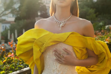 Lisa in Bulgari at Bulgari high jewelry show in Taormina Sicily
