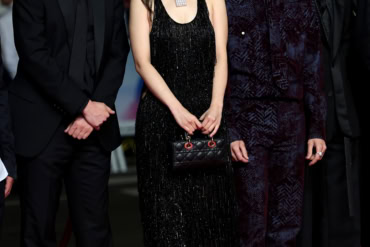 Lucie Zhang in Dior at the 78th Cannes Film Festival