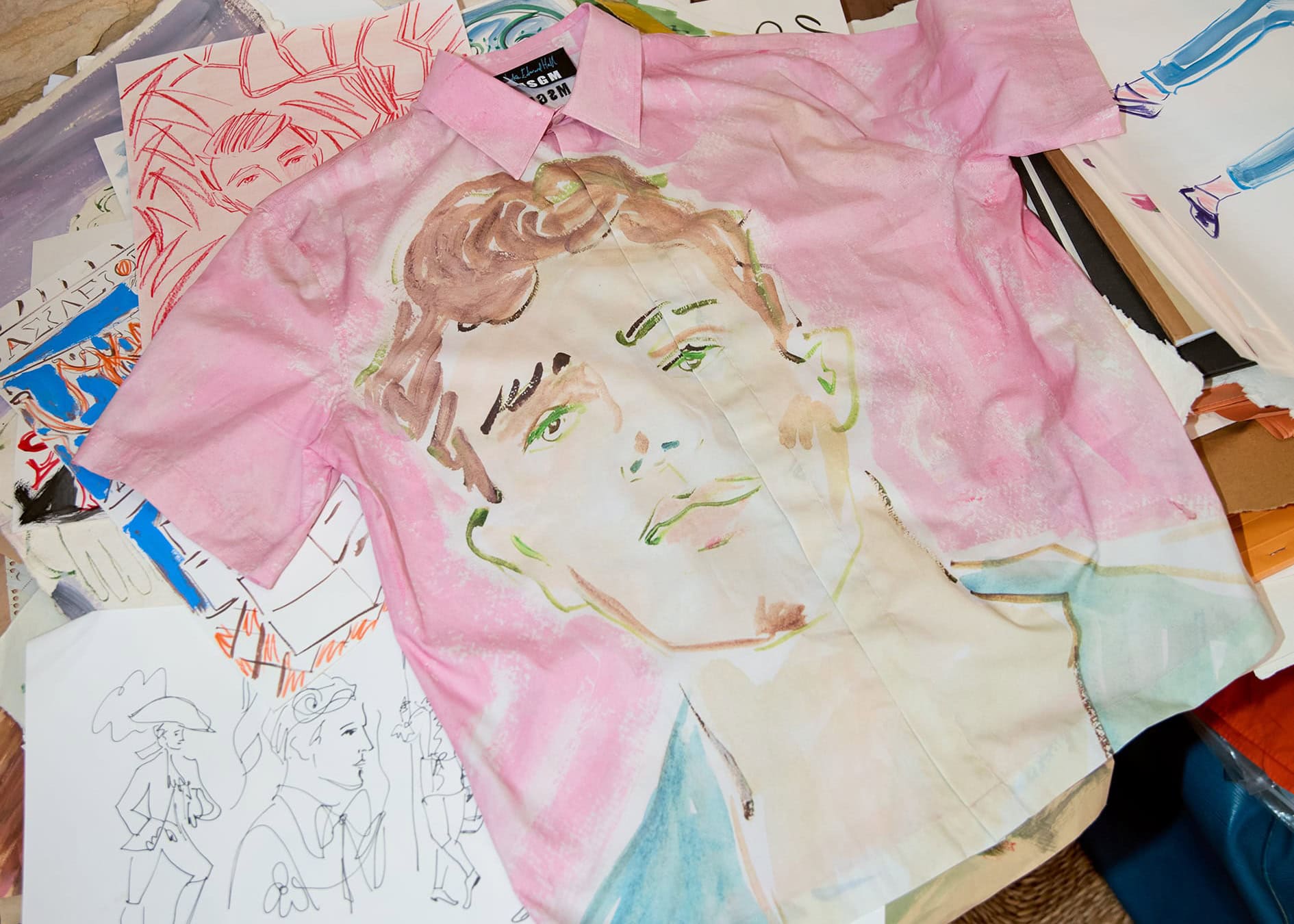 MSGM Taps Luke Edward Hall for SS25 Collection