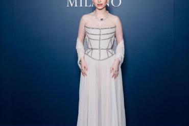 Mikey Madison Elie Saab Tiffany Opening