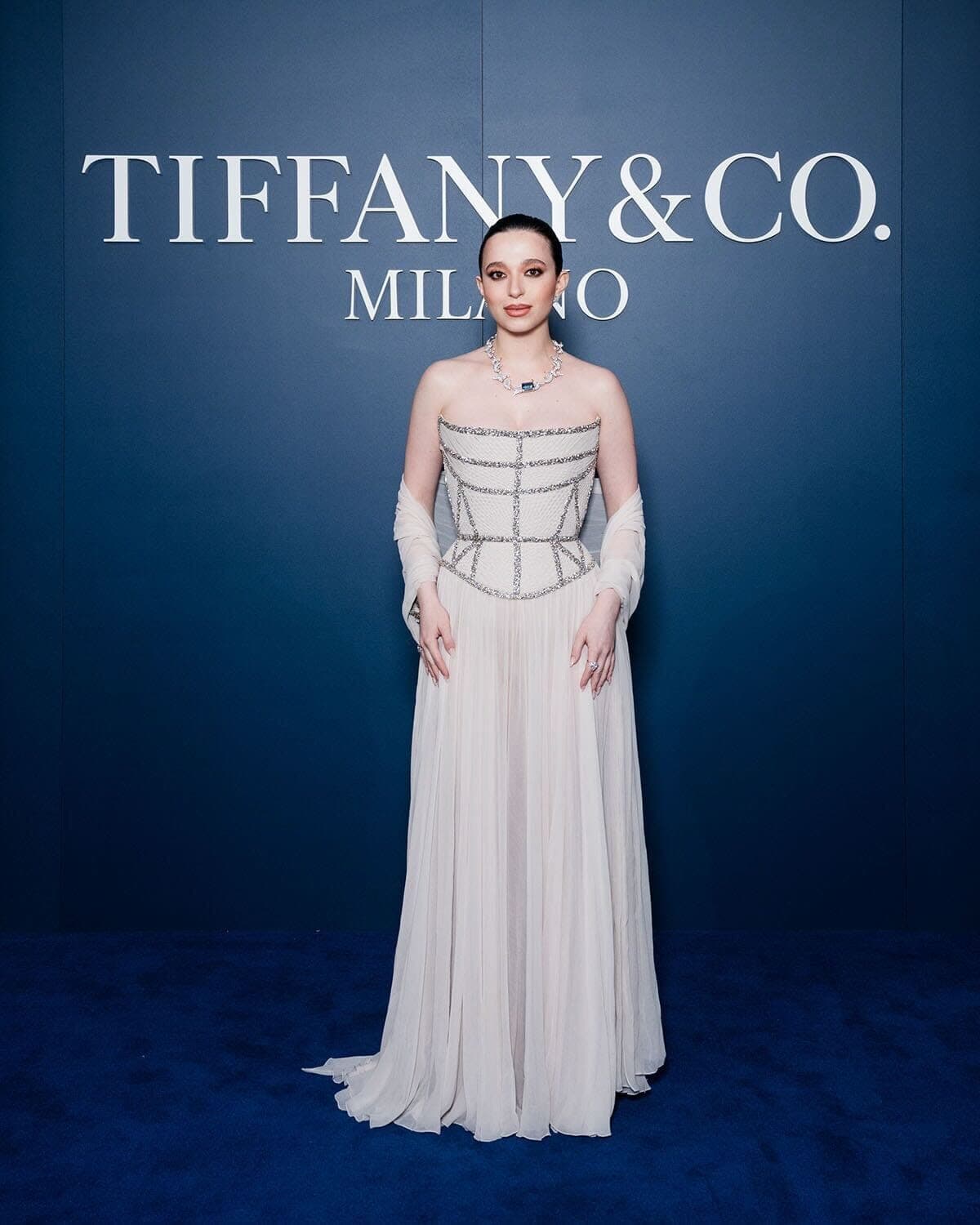 Mikey Madison Elie Saab Tiffany Opening