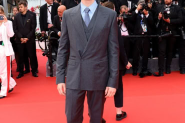 Oscar Lesage in Dior at the 78th Cannes Film Festival