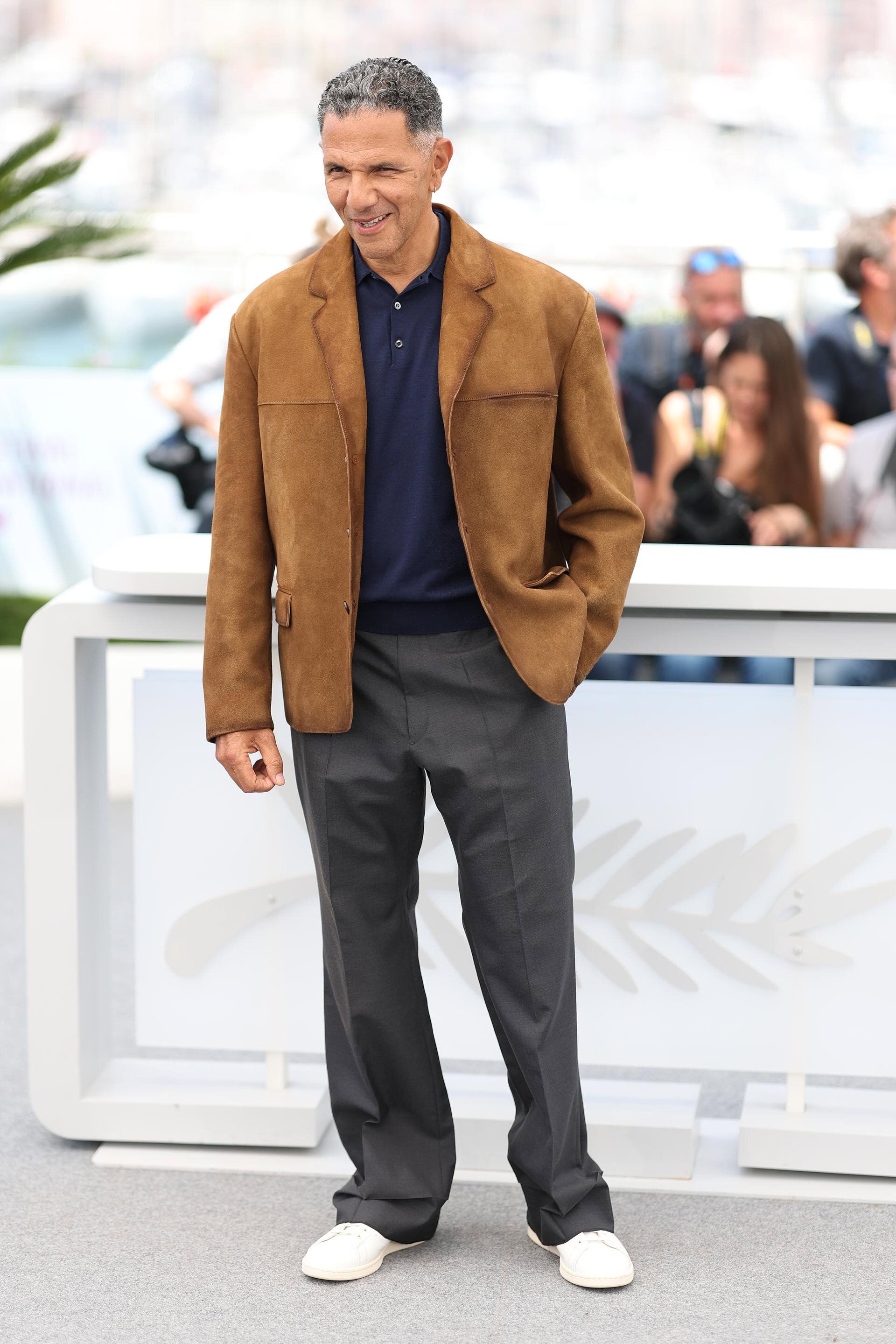 Roschdy Zem in Dior at 78th Cannes Film Festival