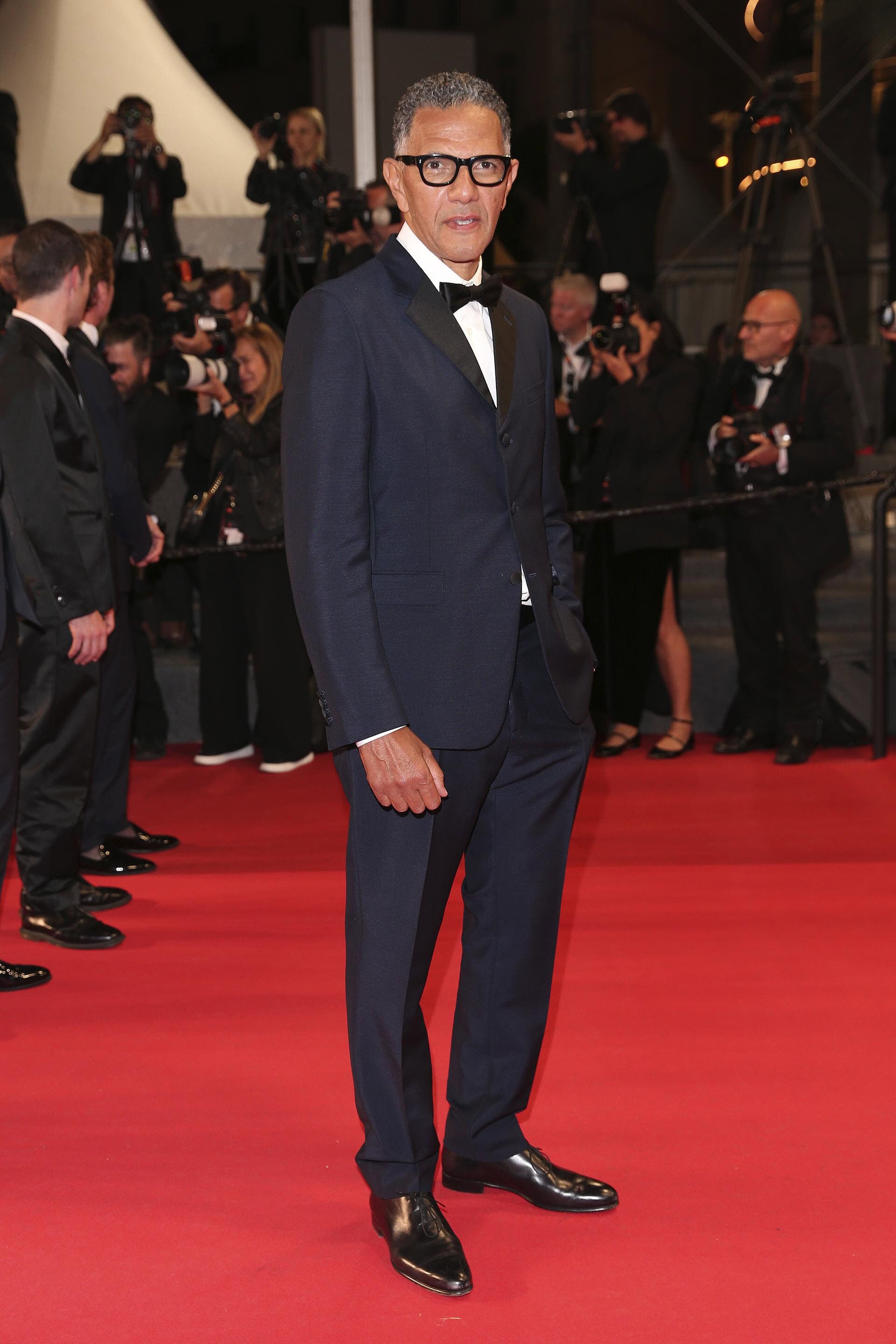 Roschdy Zem in Dior at 78th Cannes Film Festival