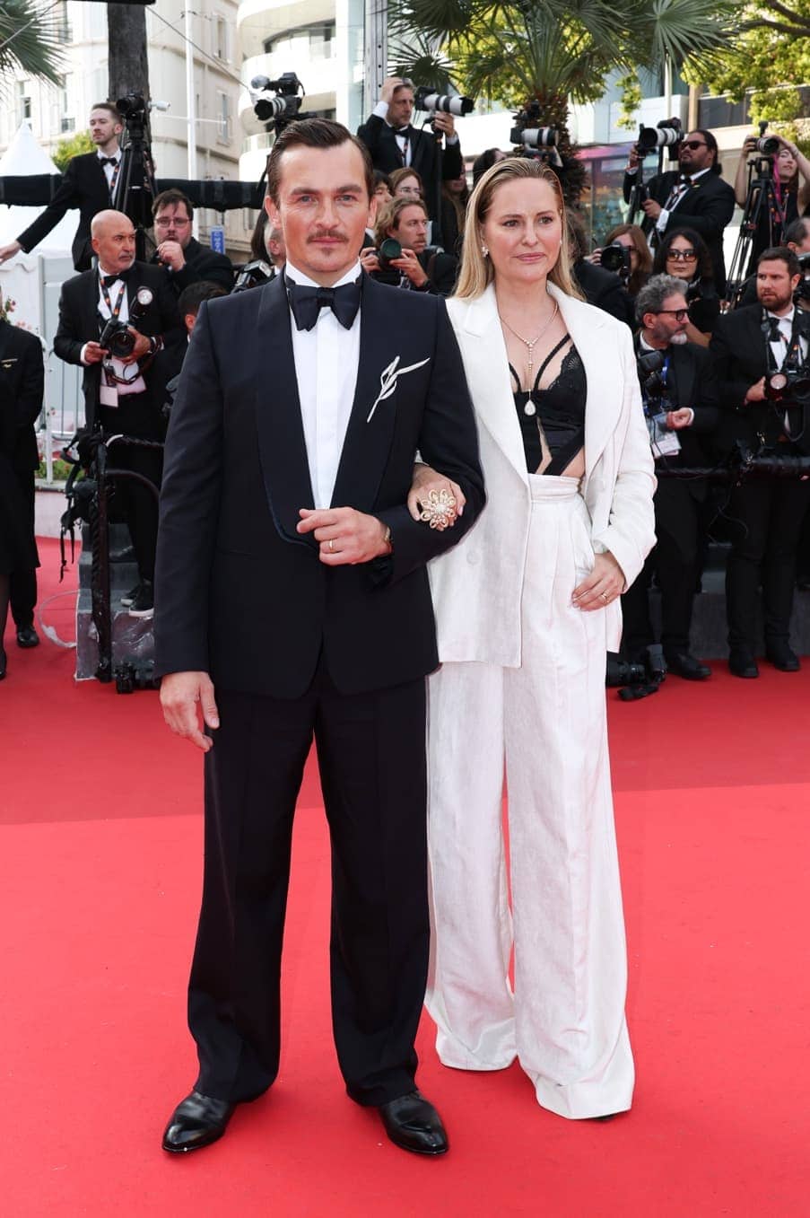 Rupert Friend in Zegna at the 78th Cannes Film Festival