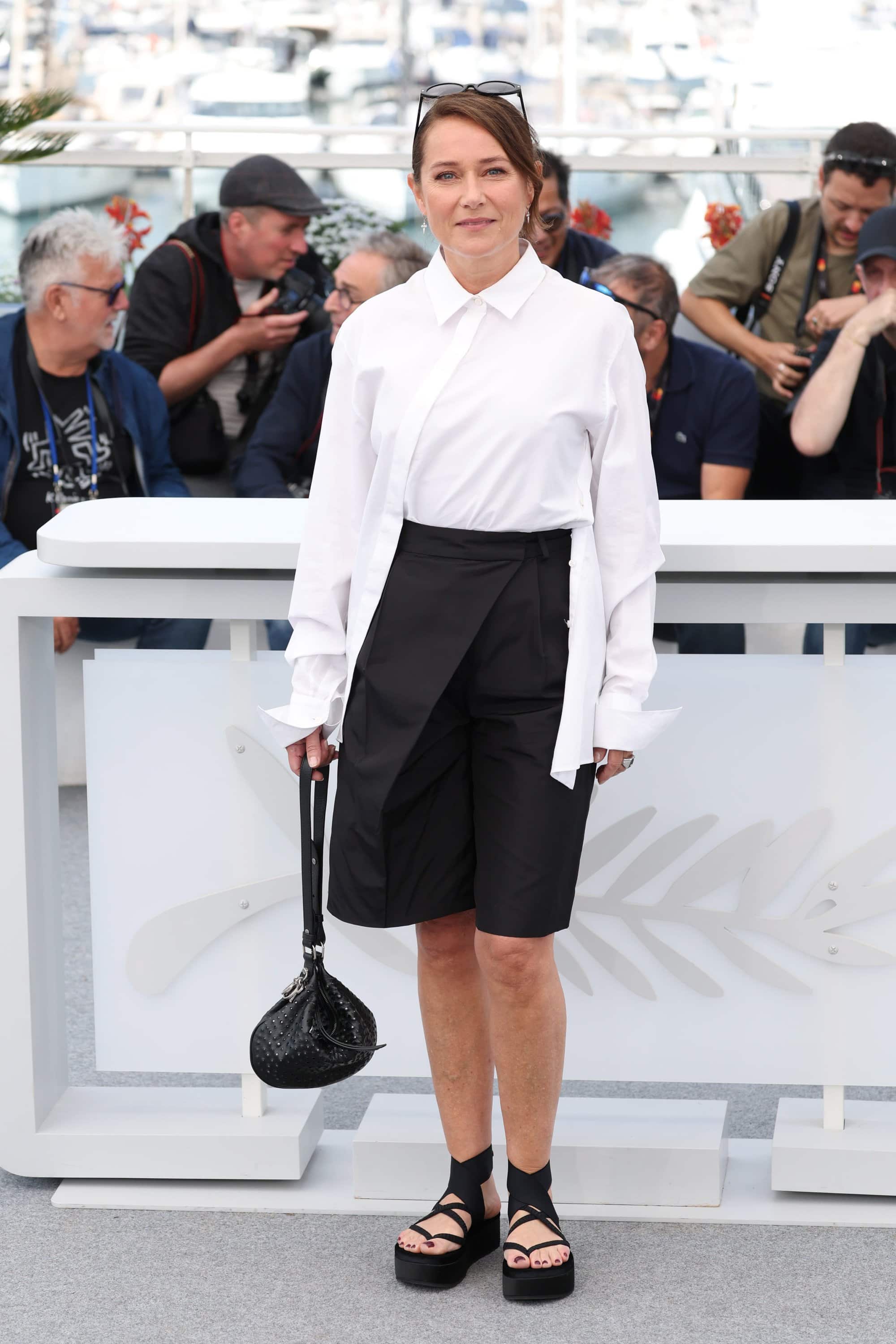 Sidse Babett Knudsen in Dior at the 78th Cannes Film Festival