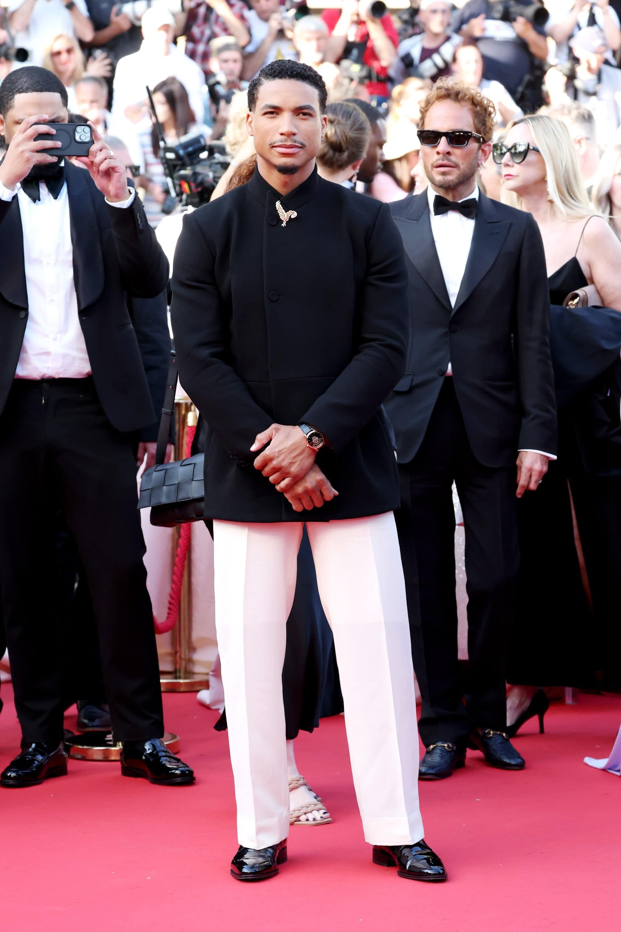Tarzan Davis in Dior at the 78th Cannes Film Festival