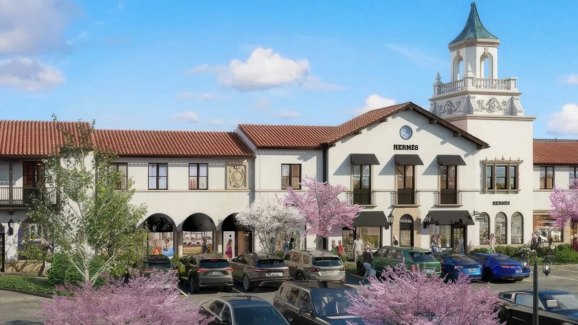 Hermès is set to expand its mid-western reach by opening a store in the reinvigorated historical luxury retail location of Plaza Del Lago. 