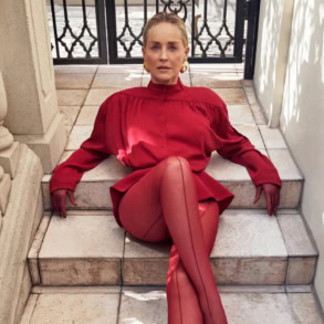 Mugler Taps Sharon Stone for a Striking Return to the Archives