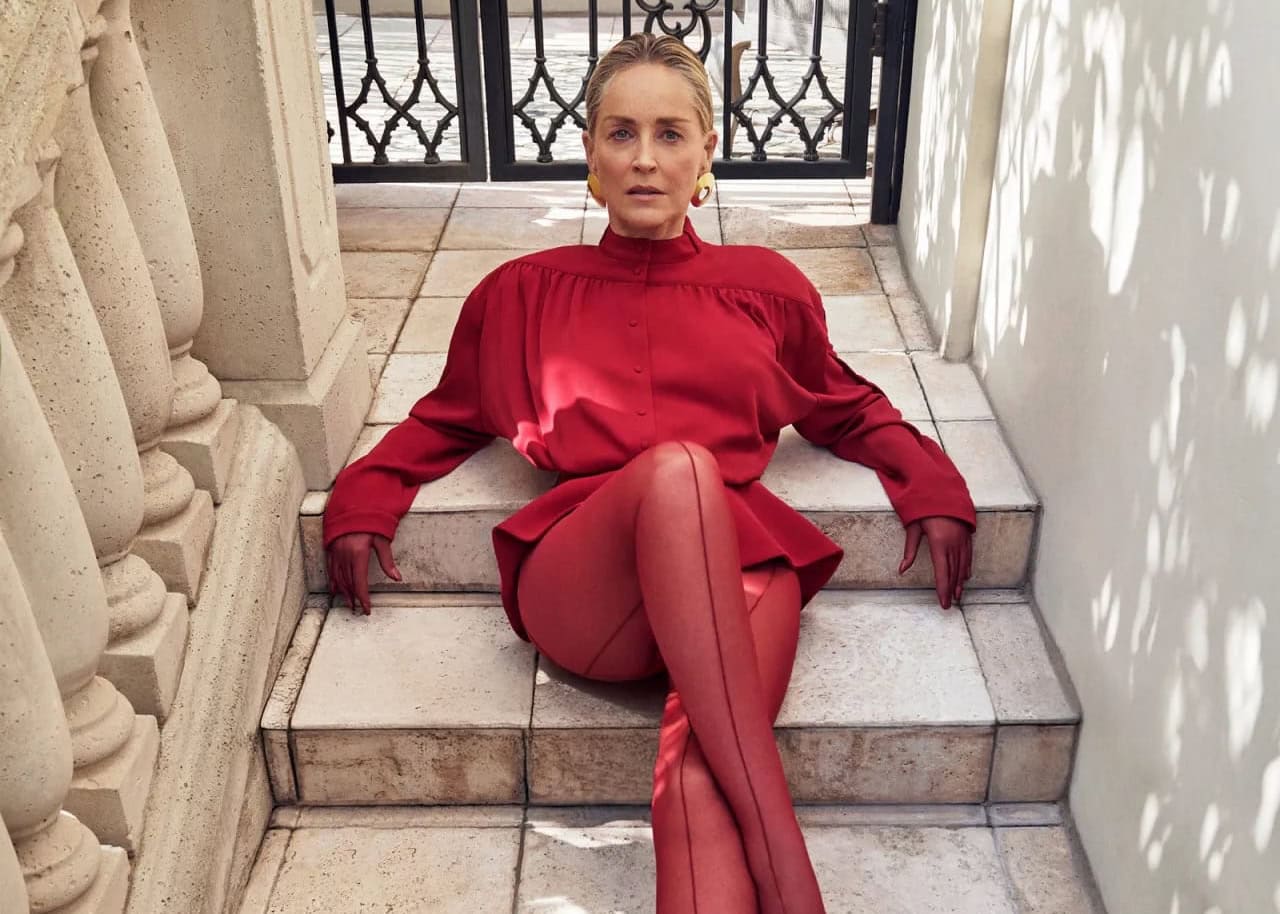 Mugler Taps Sharon Stone for a Striking Return to the Archives