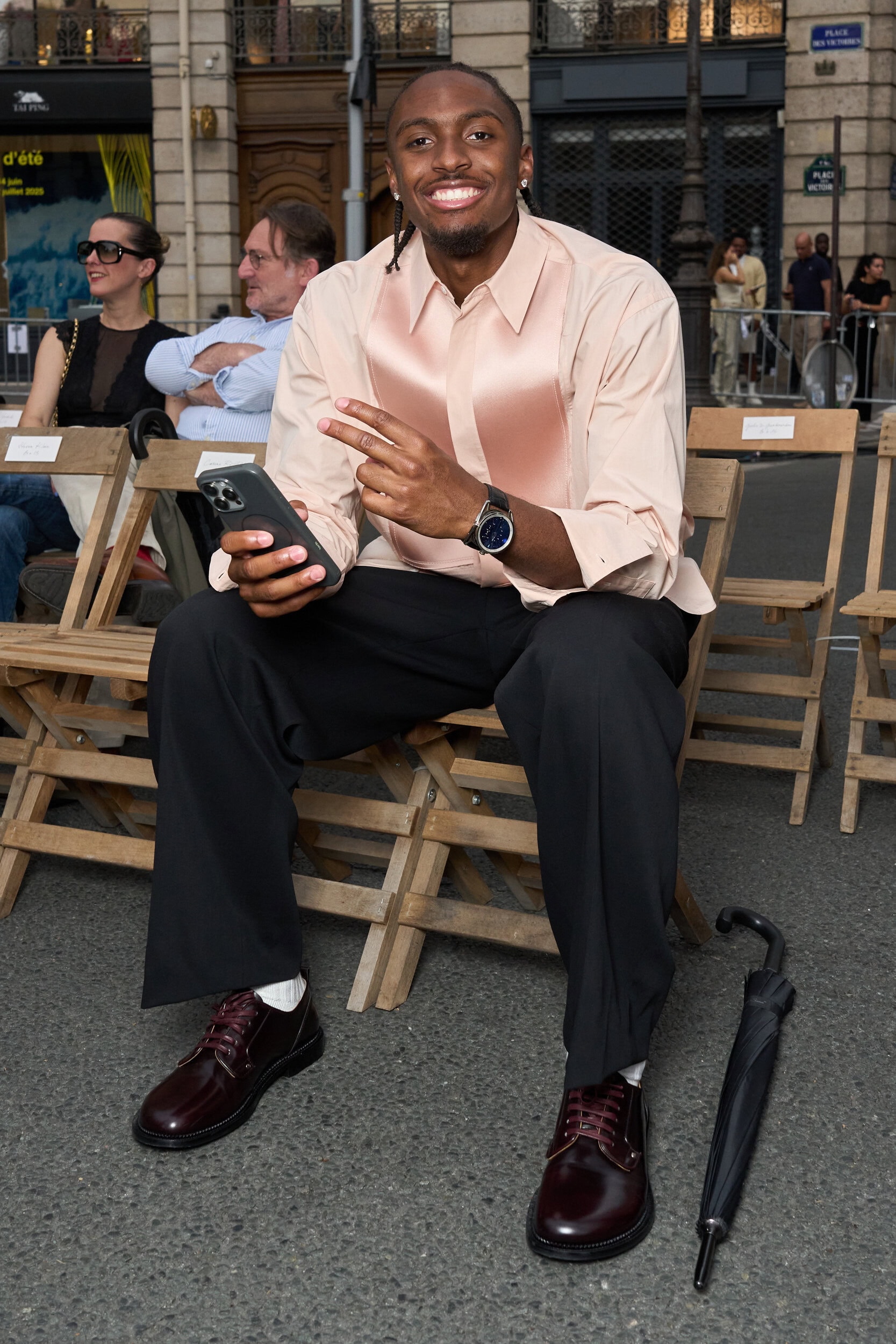 Ami Paris Cel Spring 2026 Men's Fashion Show Front Row