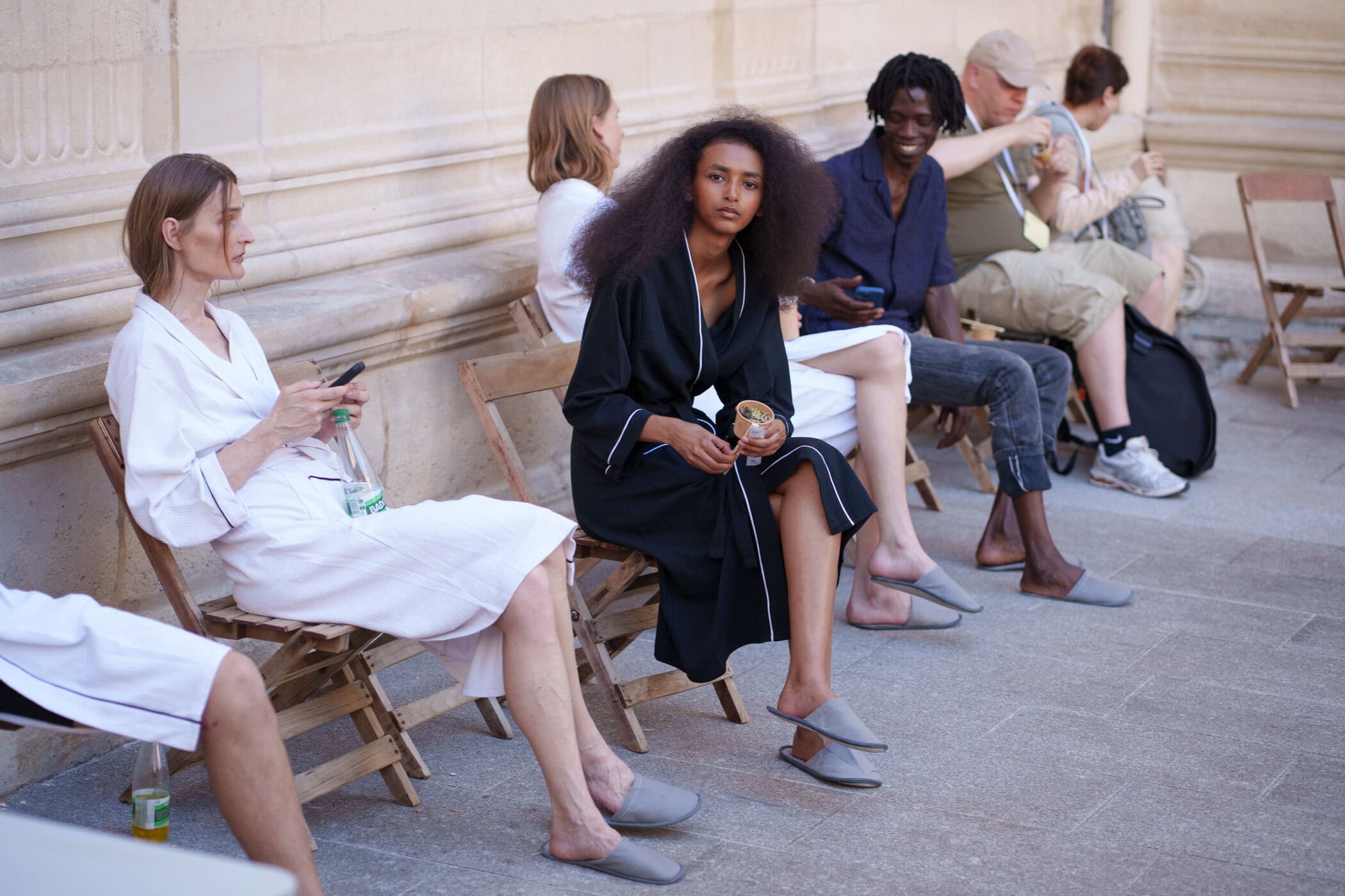Auralee Spring 2026 Men's Fashion Show Backstage
