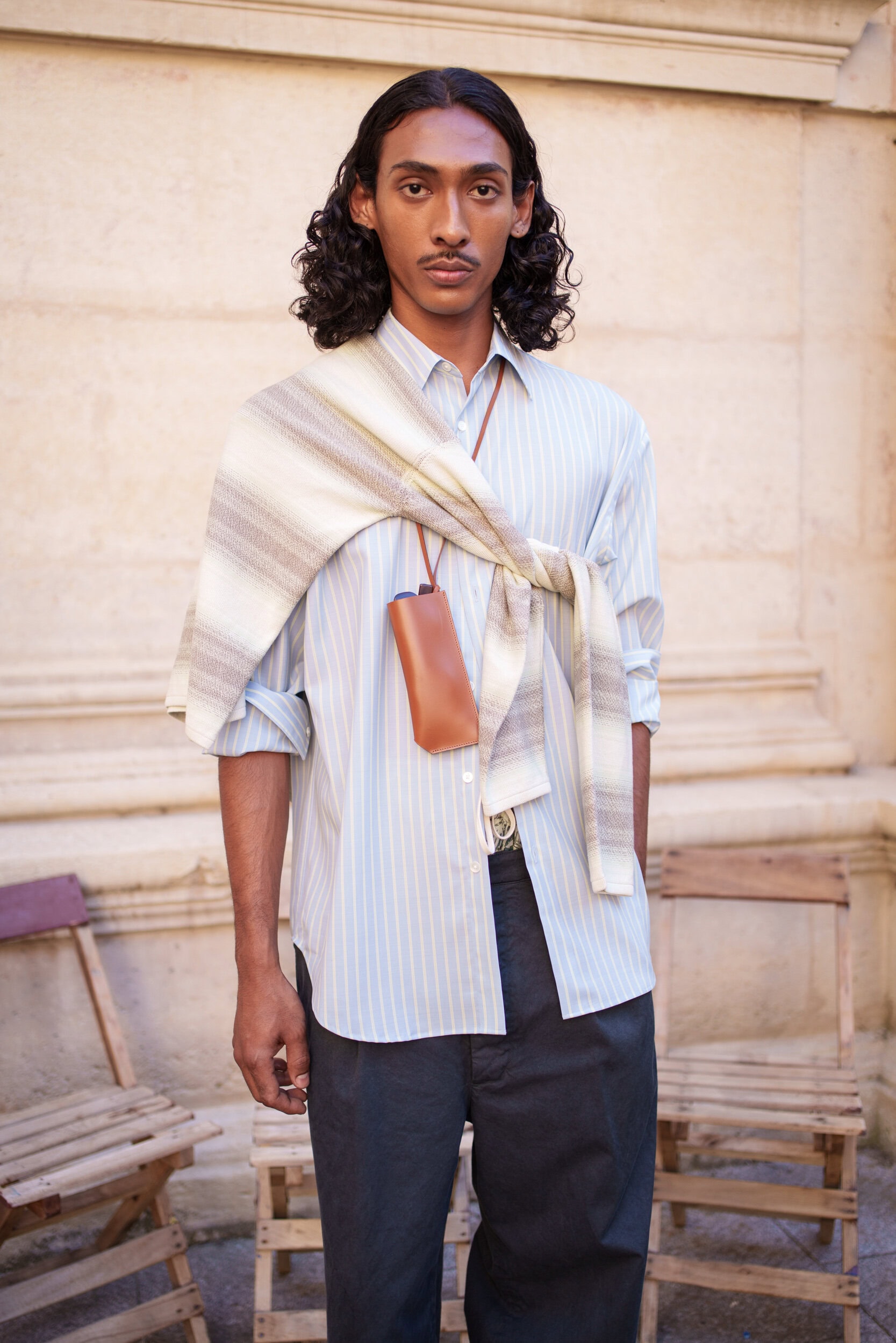 Auralee Spring 2026 Men's Fashion Show Backstage