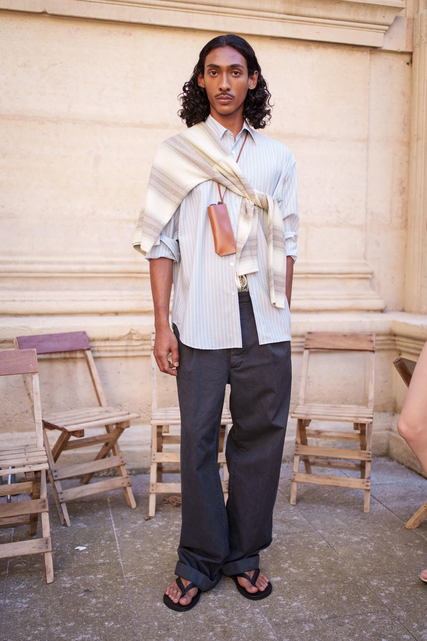 Auralee Spring 2026 Men's Fashion Show Backstage