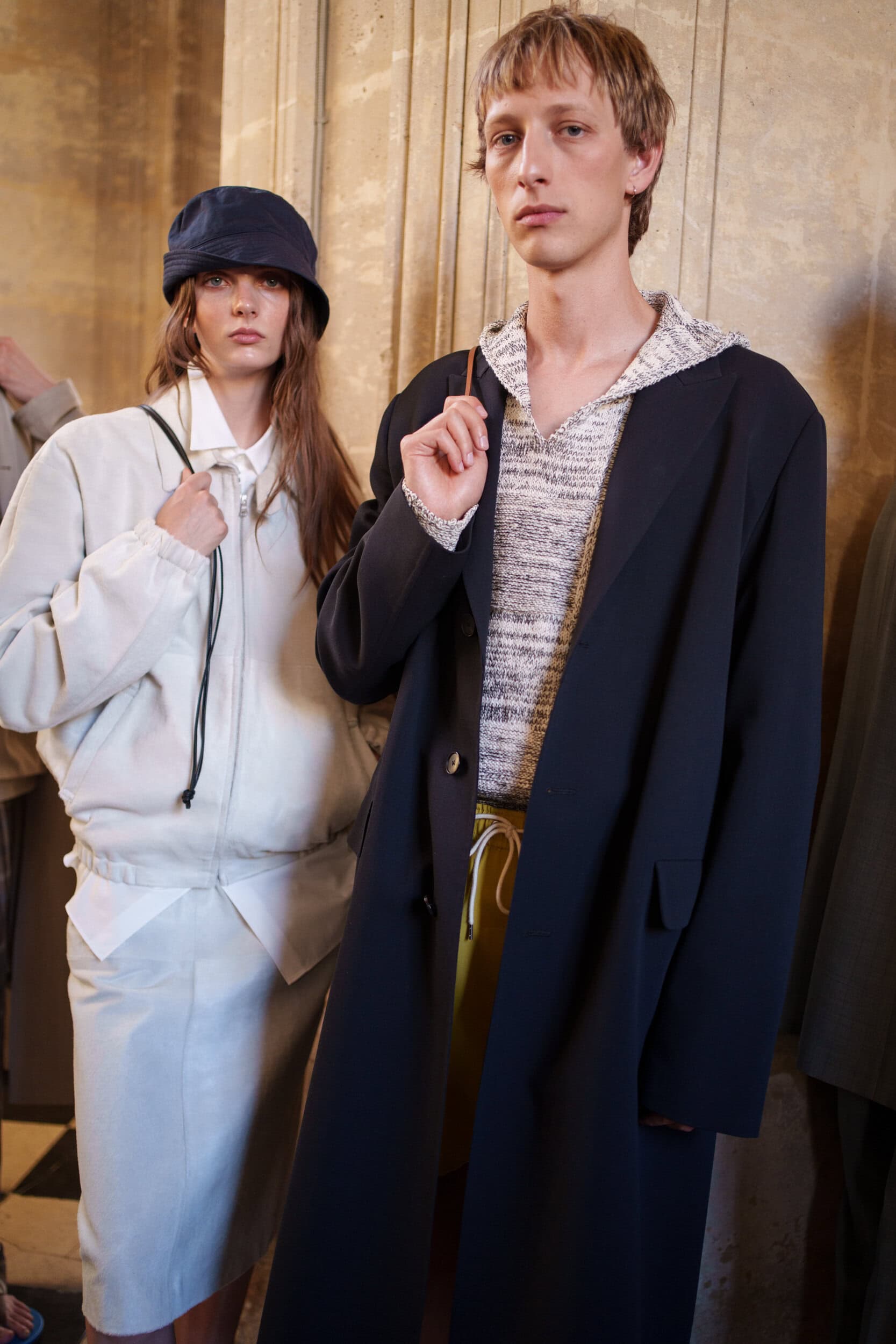 Auralee Spring 2026 Men's Fashion Show Backstage