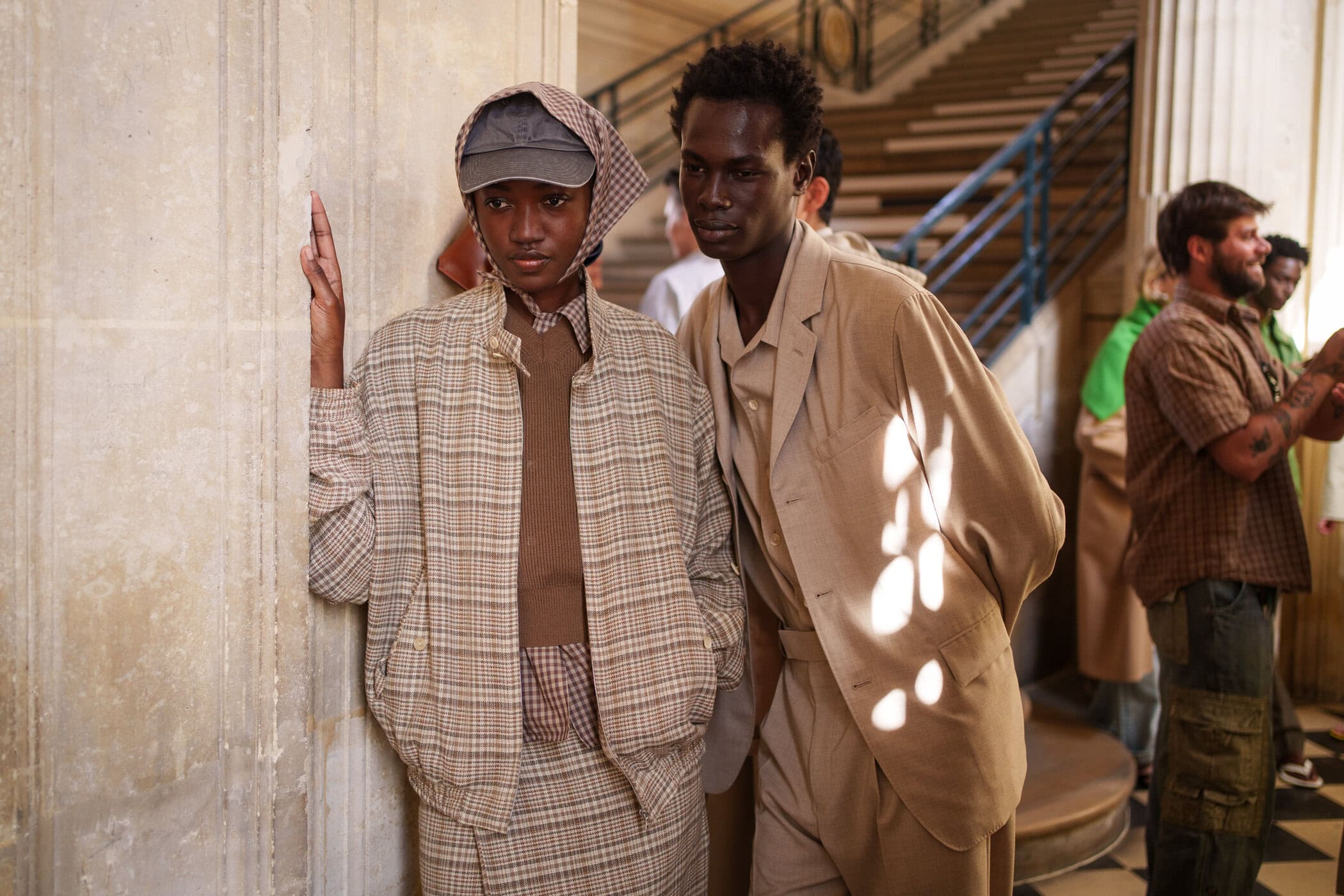 Auralee Spring 2026 Men's Fashion Show Backstage
