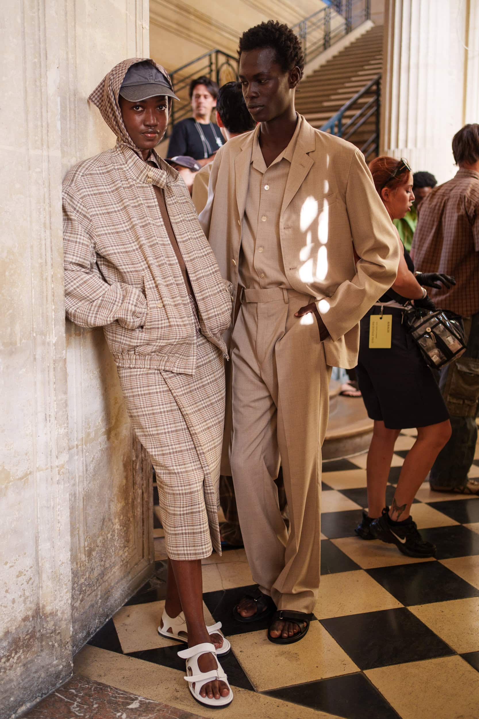 Auralee Spring 2026 Men's Fashion Show Backstage