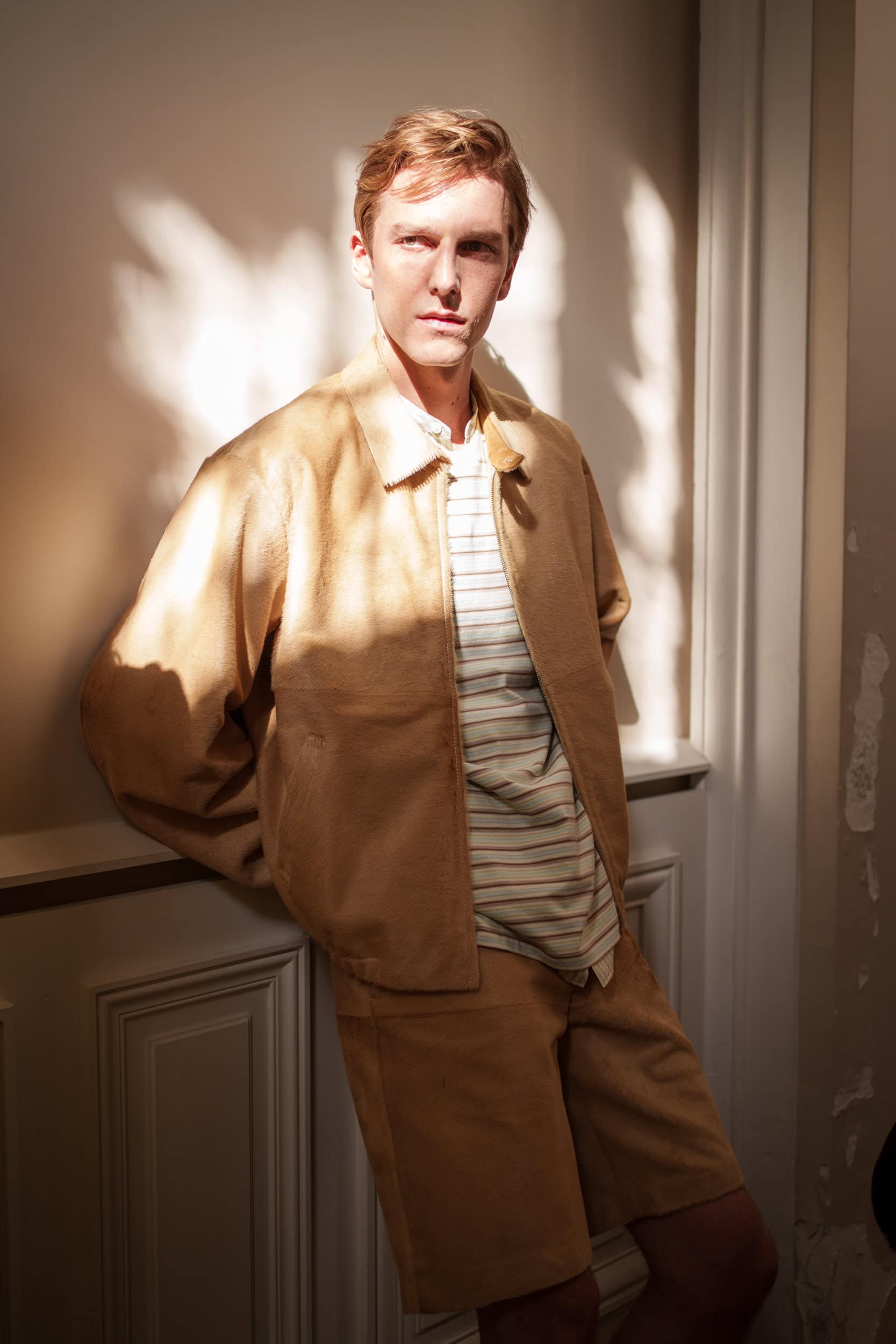 Auralee Spring 2026 Men's Fashion Show Backstage
