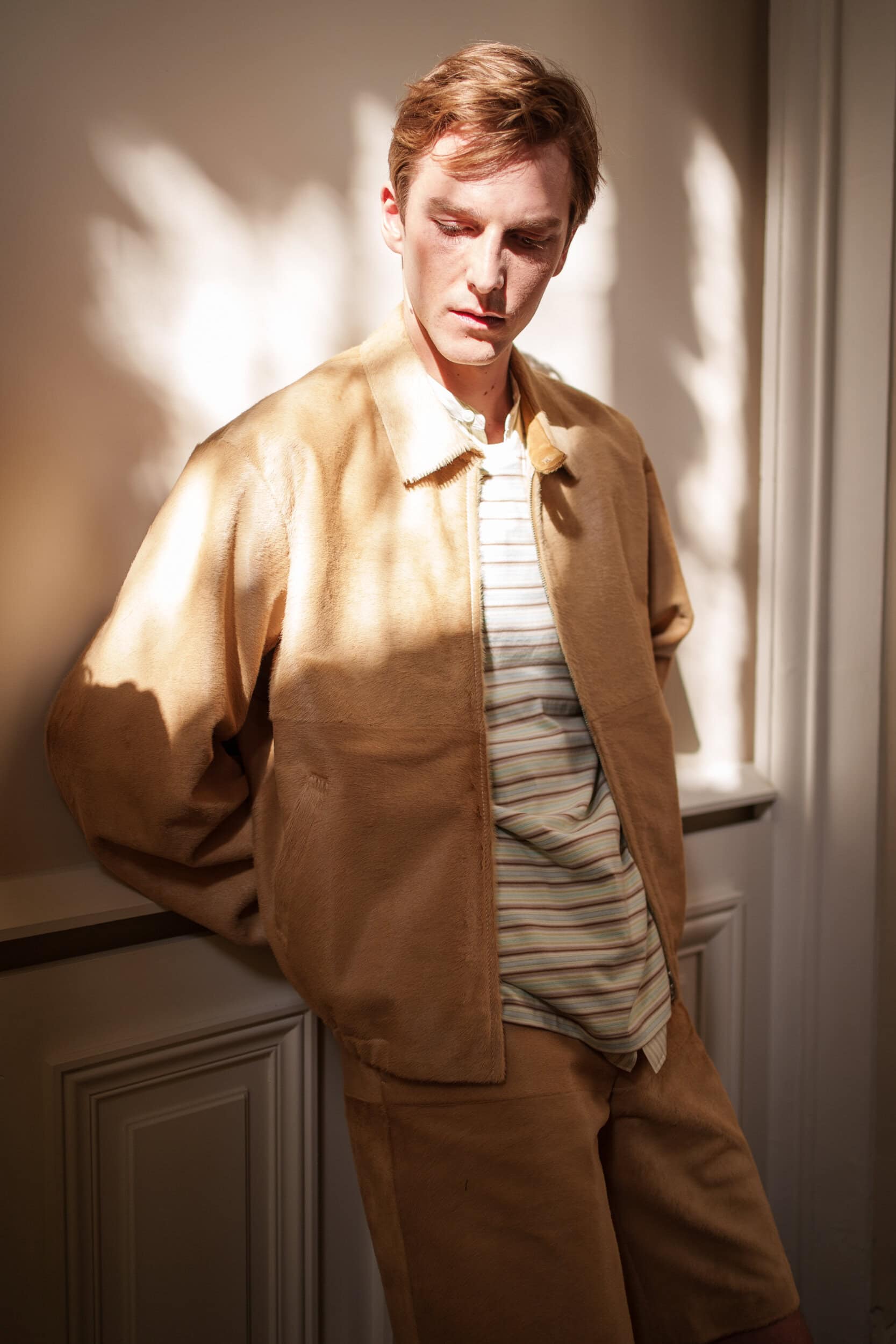 Auralee Spring 2026 Men's Fashion Show Backstage