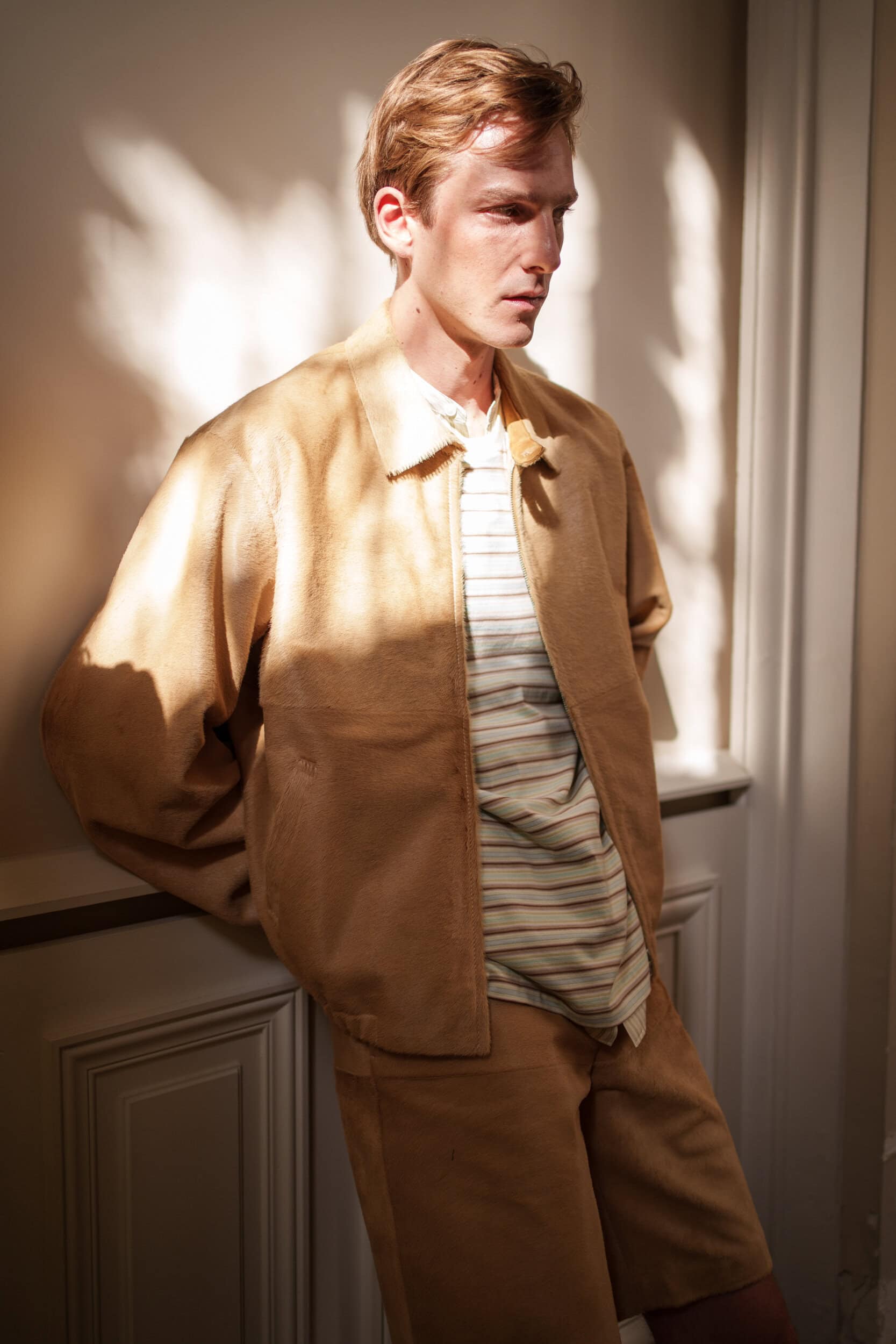Auralee Spring 2026 Men's Fashion Show Backstage