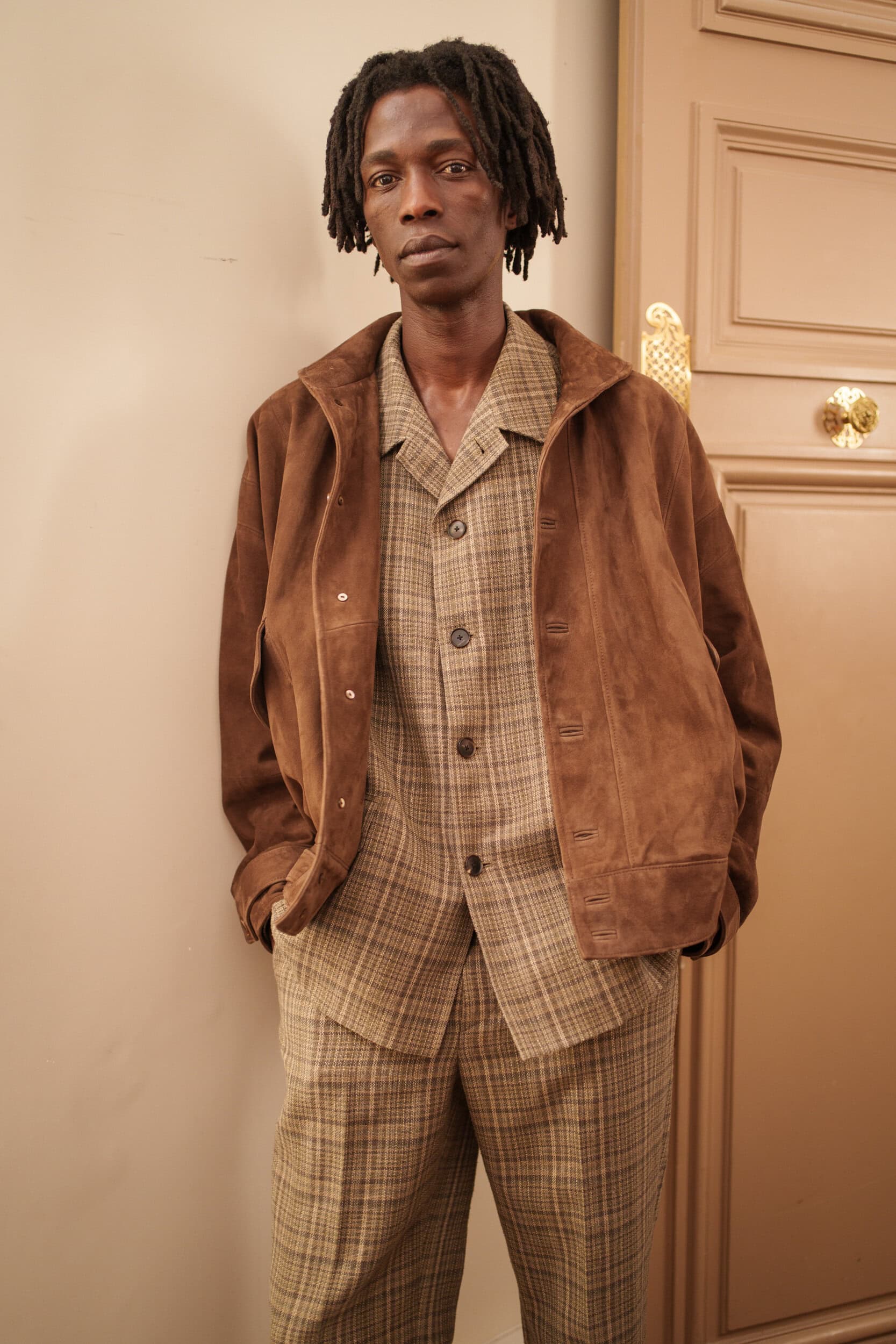 Auralee Spring 2026 Men's Fashion Show Backstage