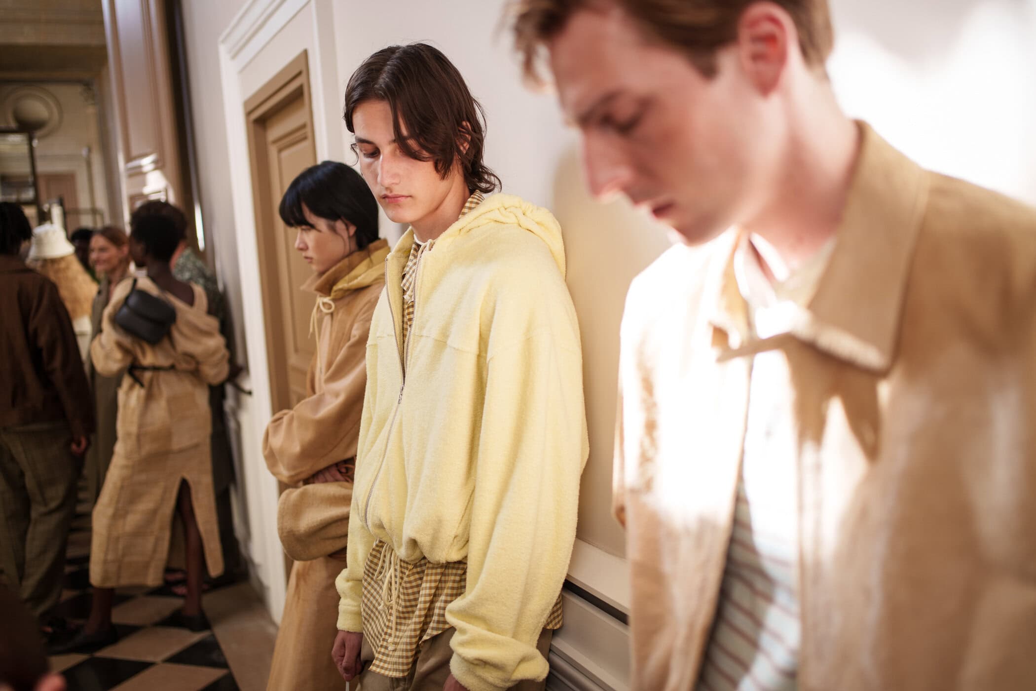 Auralee Spring 2026 Men's Fashion Show Backstage