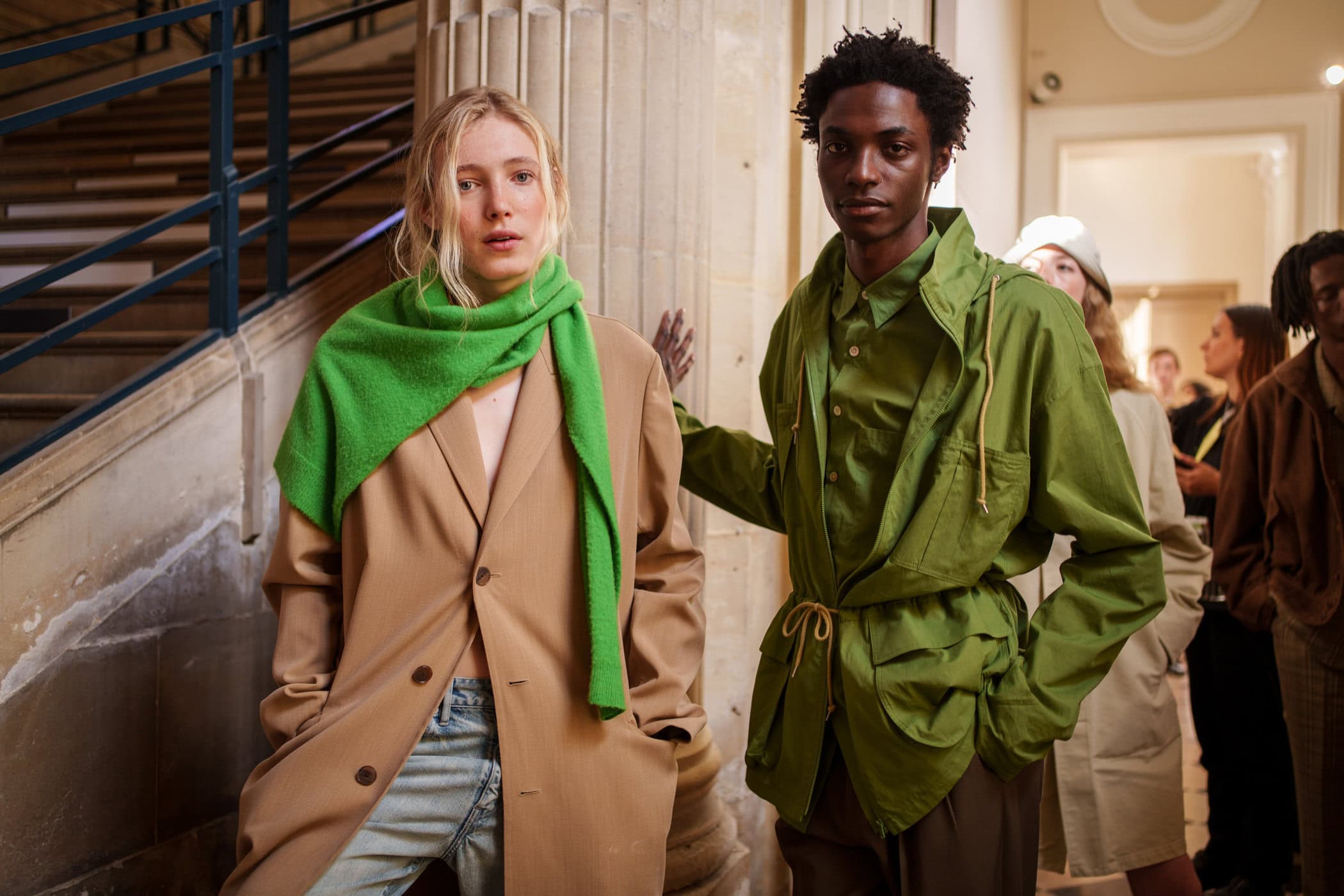 Auralee Spring 2026 Men's Fashion Show Backstage