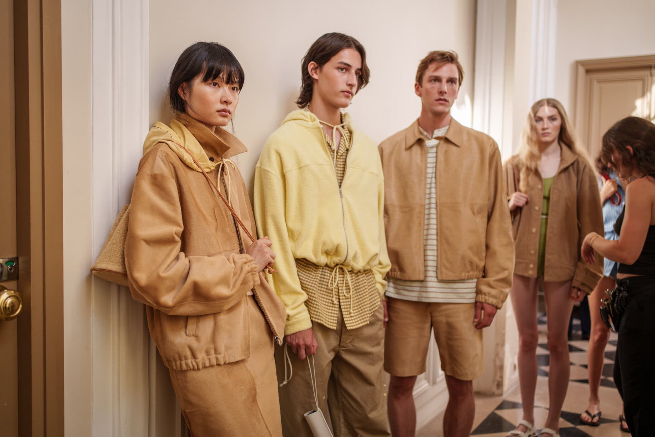 Auralee Spring 2026 Men's Fashion Show Backstage